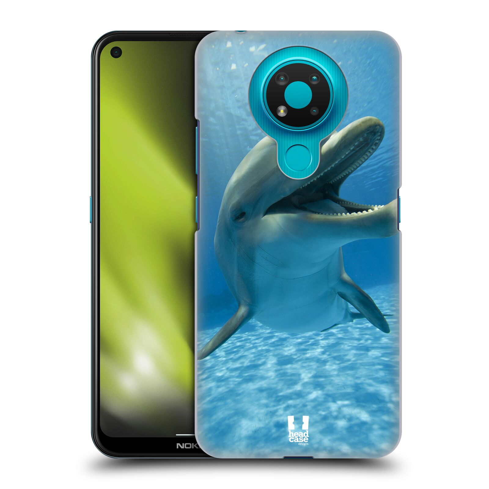 Zadní obal pro mobil Nokia 3.4 - HEAD CASE - Svět zvířat delfín v moři