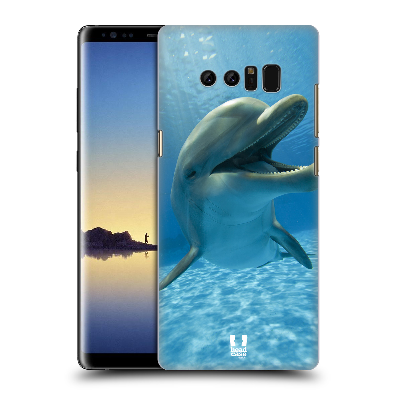 Zadní obal pro mobil Samsung Galaxy Note 8 - HEAD CASE - Svět zvířat delfín v moři