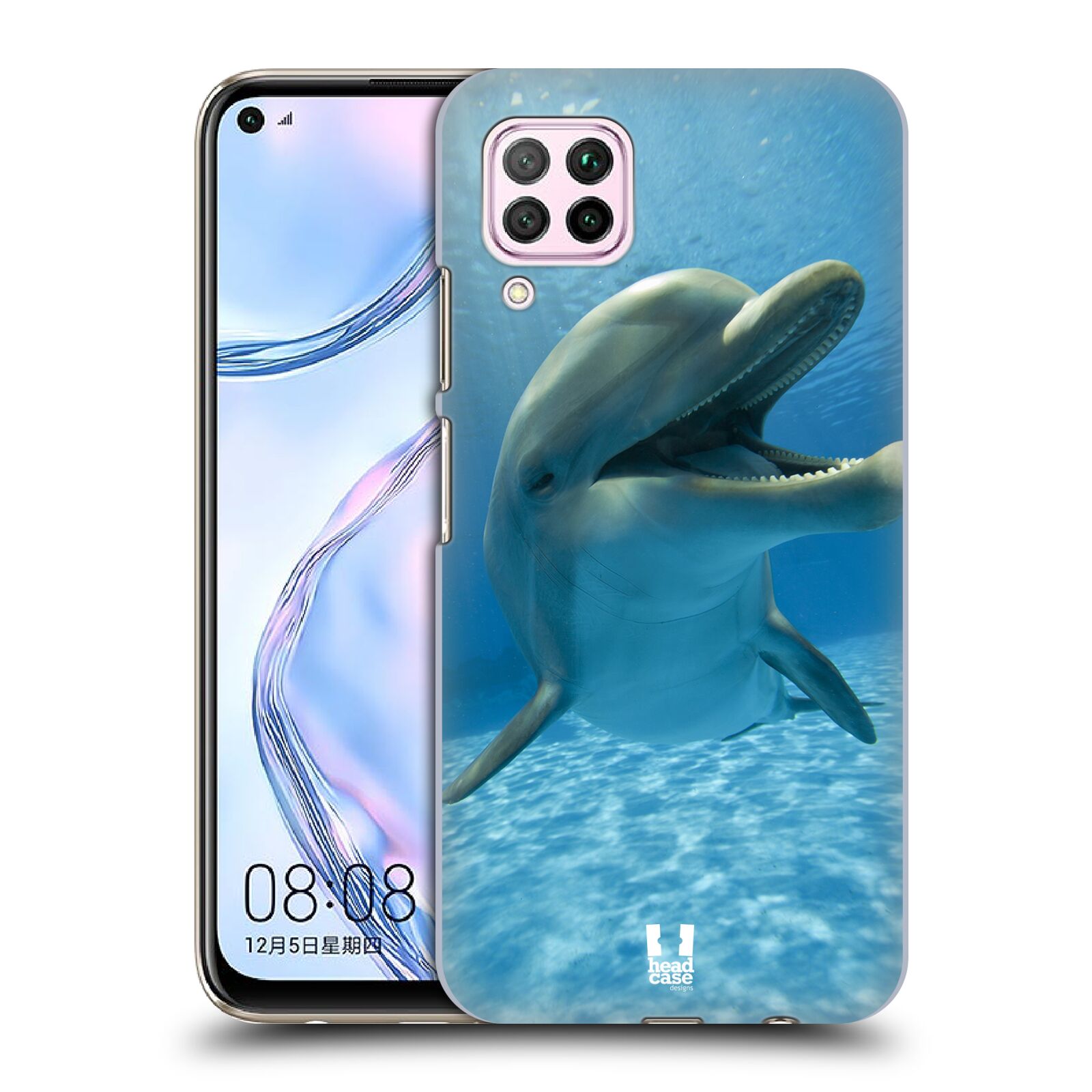 Zadní obal pro mobil Huawei P40 LITE - HEAD CASE - Svět zvířat delfín v moři