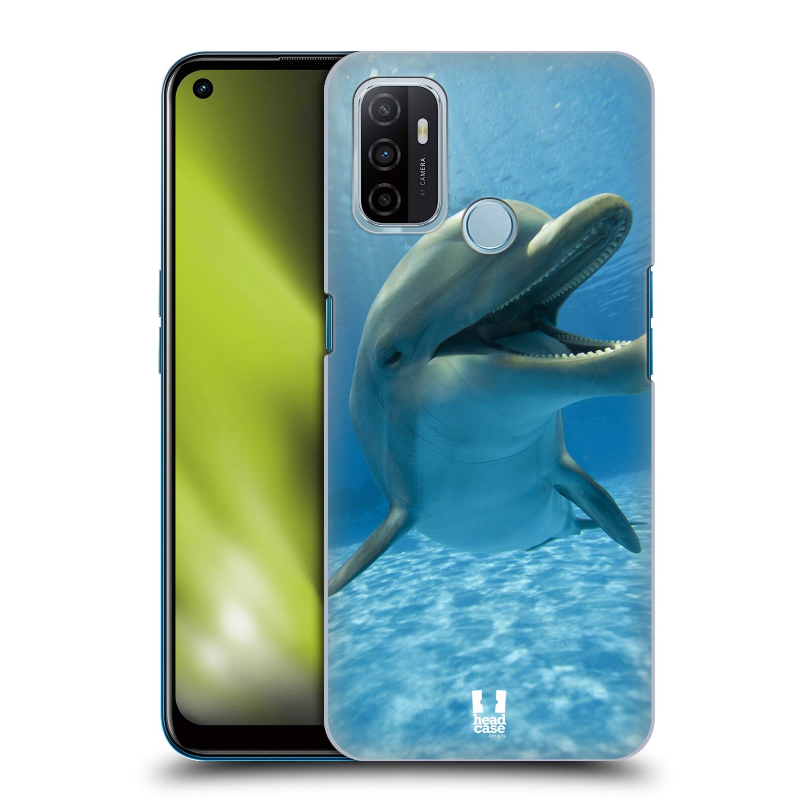 Zadní obal pro mobil Oppo A53 / A53s - HEAD CASE - Svět zvířat delfín v moři