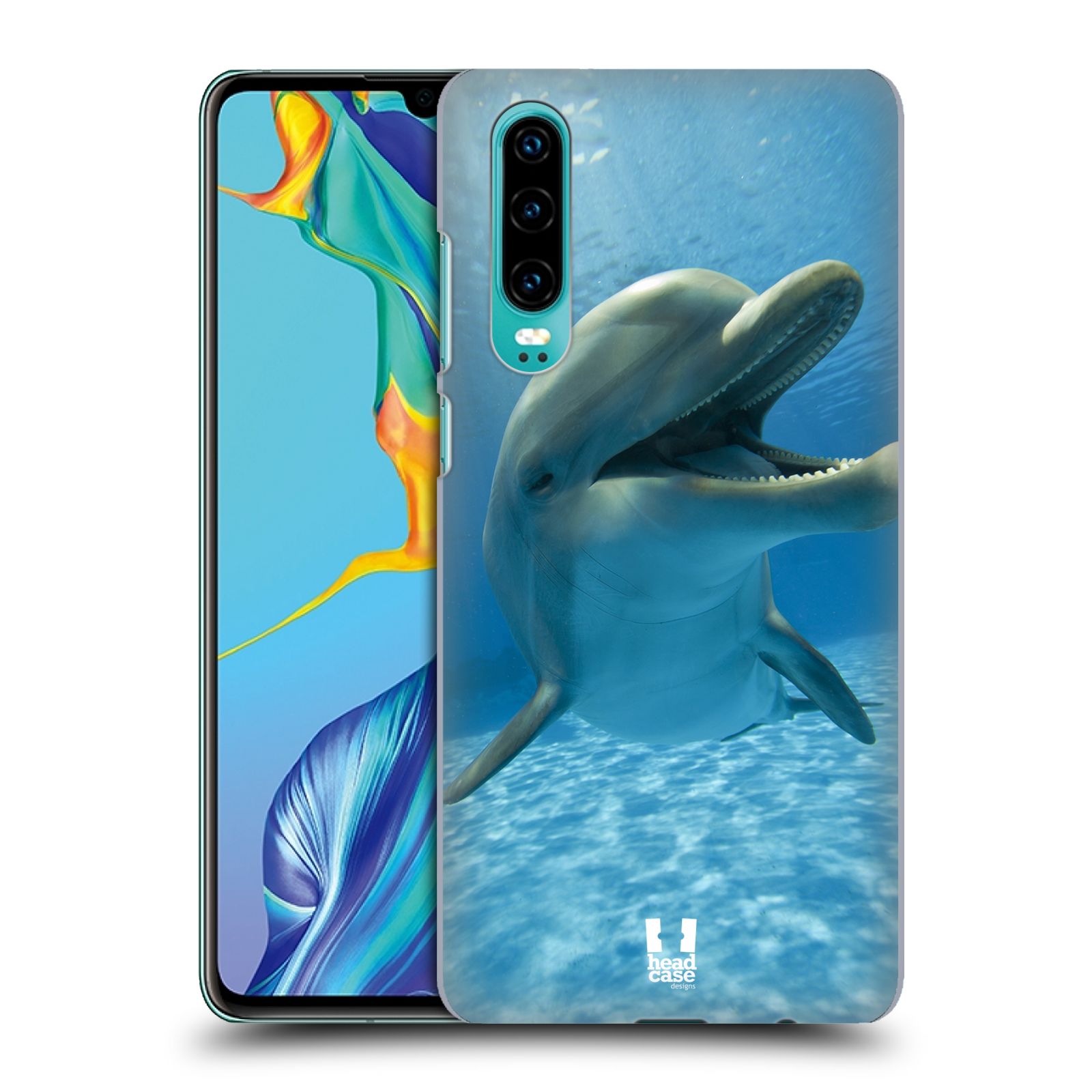 Zadní obal pro mobil Huawei P30 - HEAD CASE - Svět zvířat delfín v moři