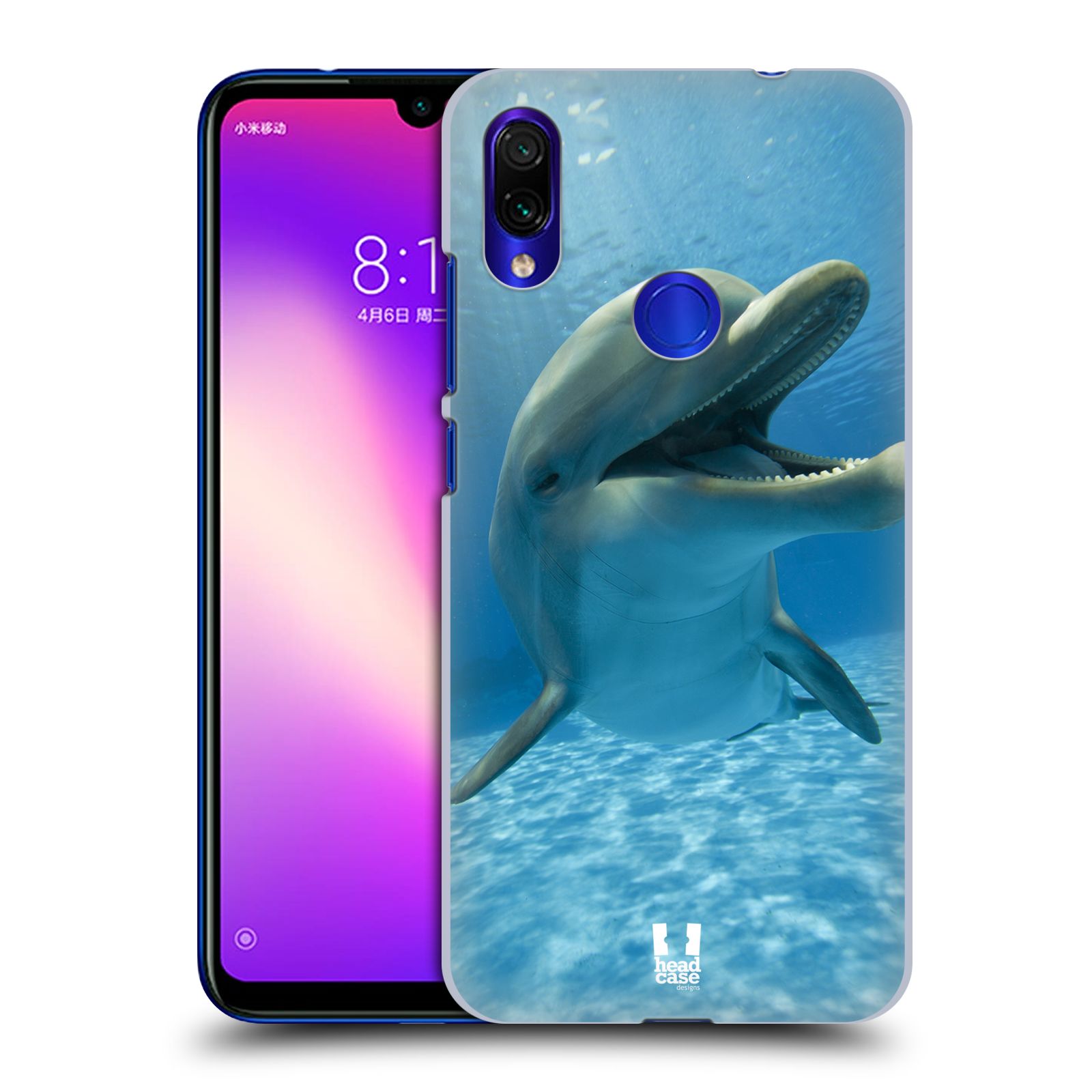 Zadní obal pro mobil Xiaomi Redmi Note 7 / 7 Pro - HEAD CASE - Svět zvířat delfín v moři