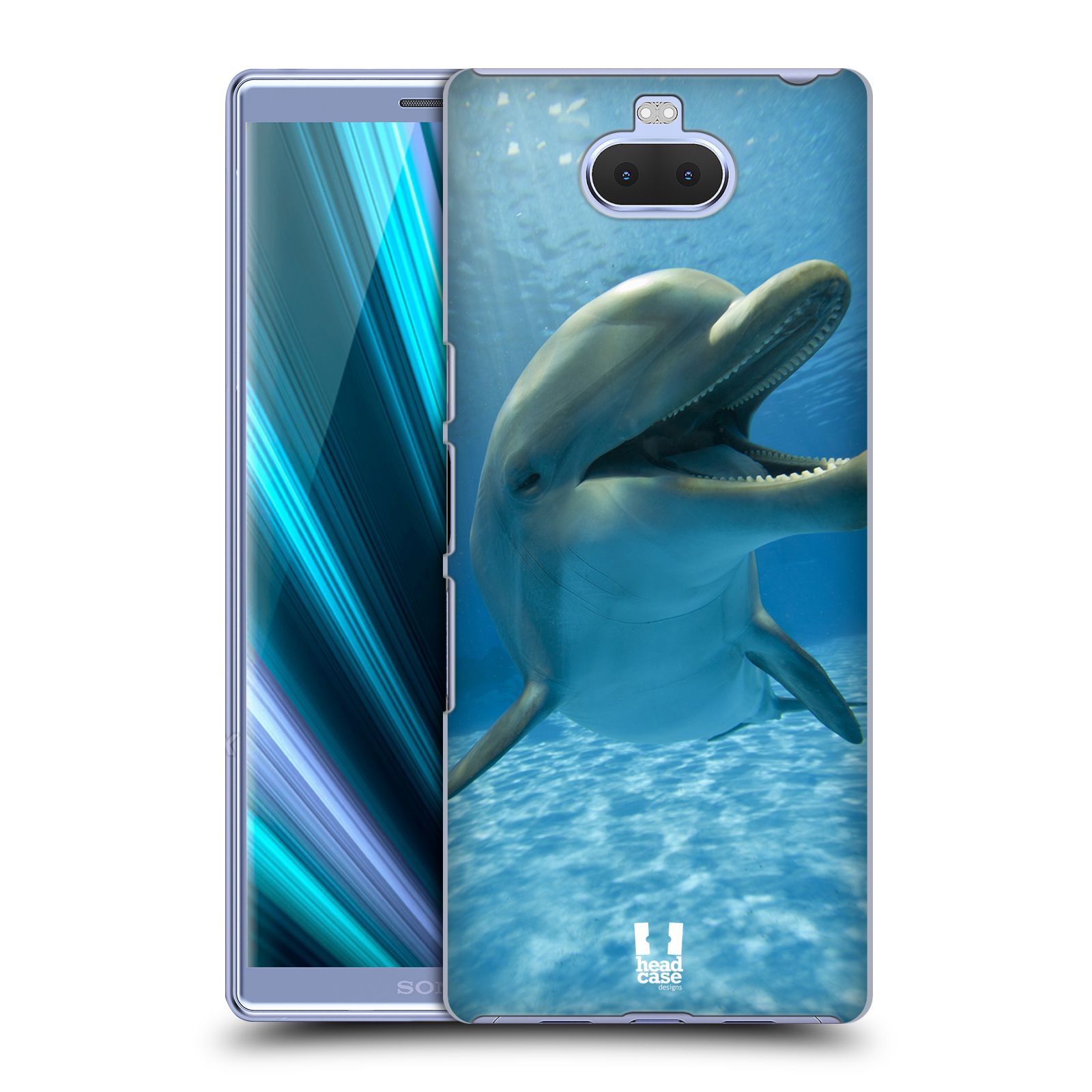 Zadní obal pro mobil Sony Xperia 10 - HEAD CASE - Svět zvířat delfín v moři