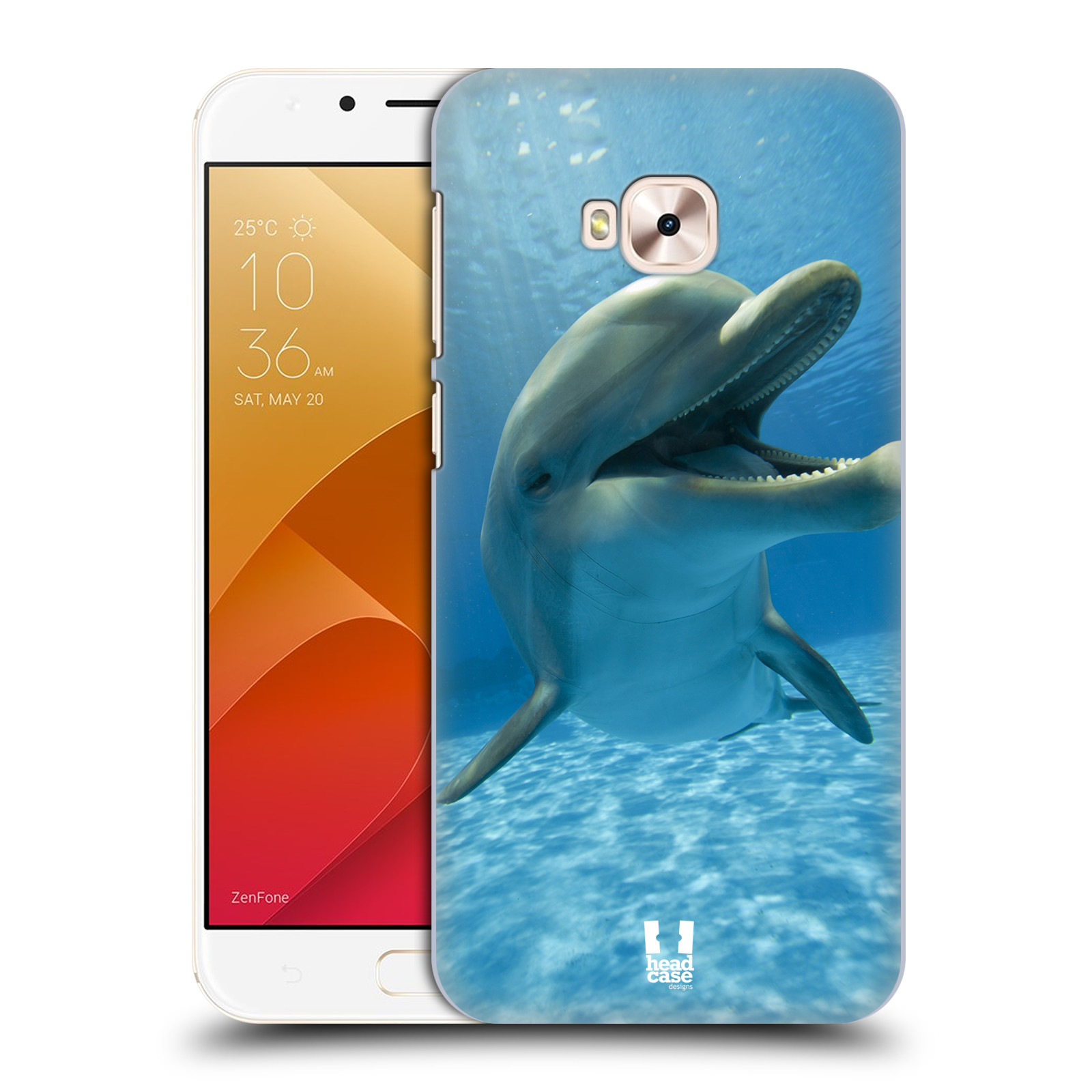 Zadní obal pro mobil Asus Zenfone 4 Selfie Pro ZD552KL - HEAD CASE - Svět zvířat delfín v moři