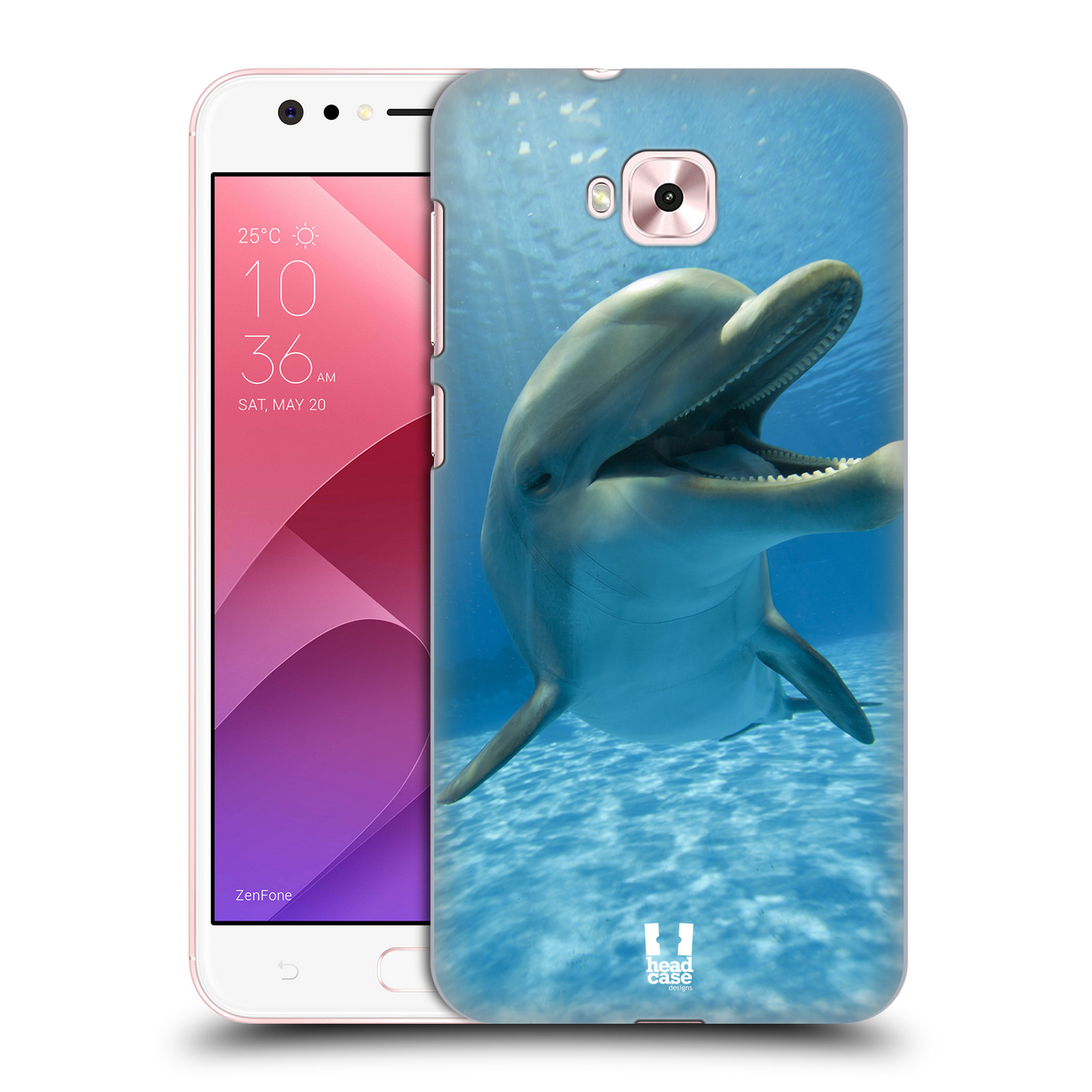 Zadní obal pro mobil Asus Zenfone 4 Selfie ZD553KL - HEAD CASE - Svět zvířat delfín v moři
