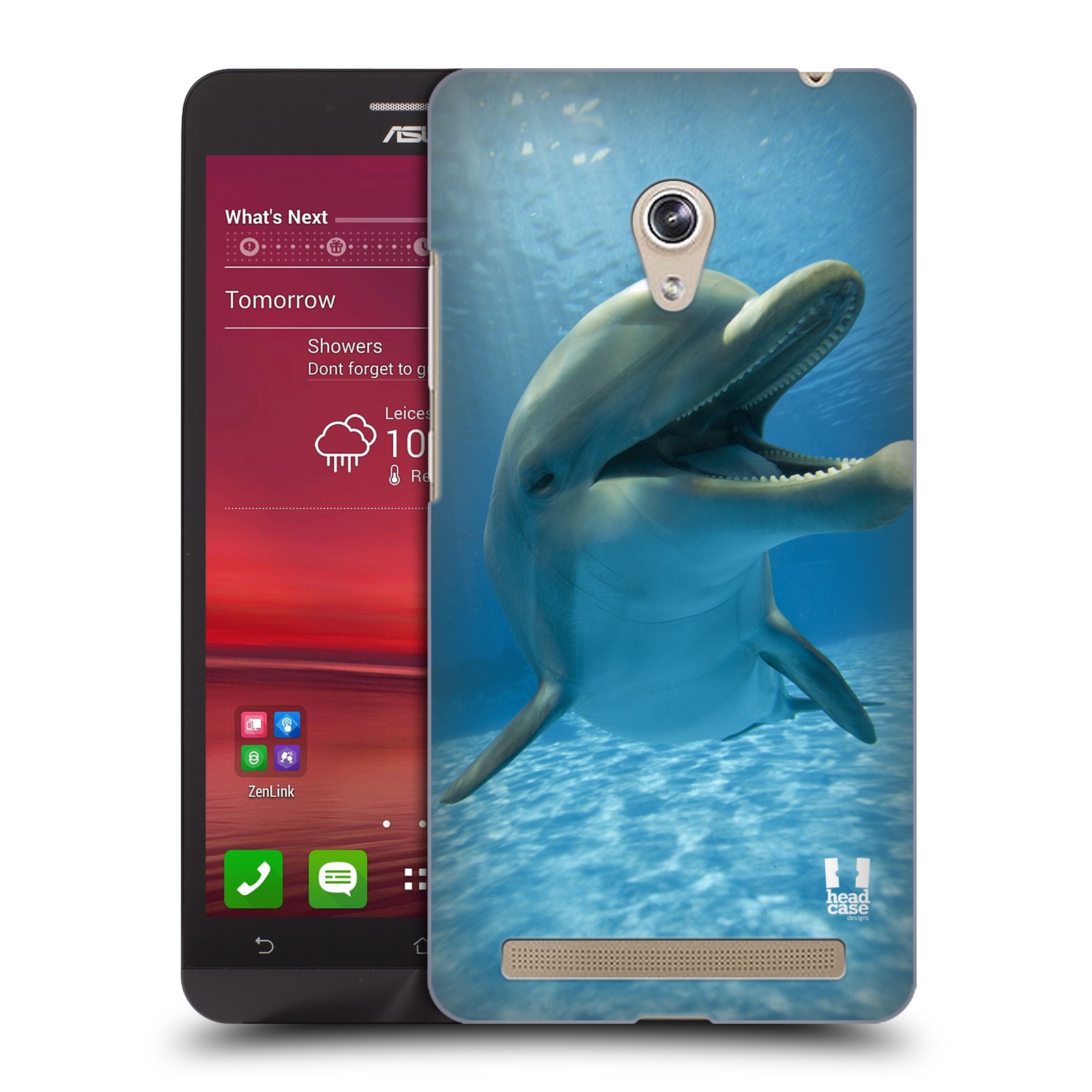 HEAD CASE plastový obal na mobil Asus Zenfone 6 vzor Divočina, Divoký život a zvířata foto MODRÁ DELFÍN