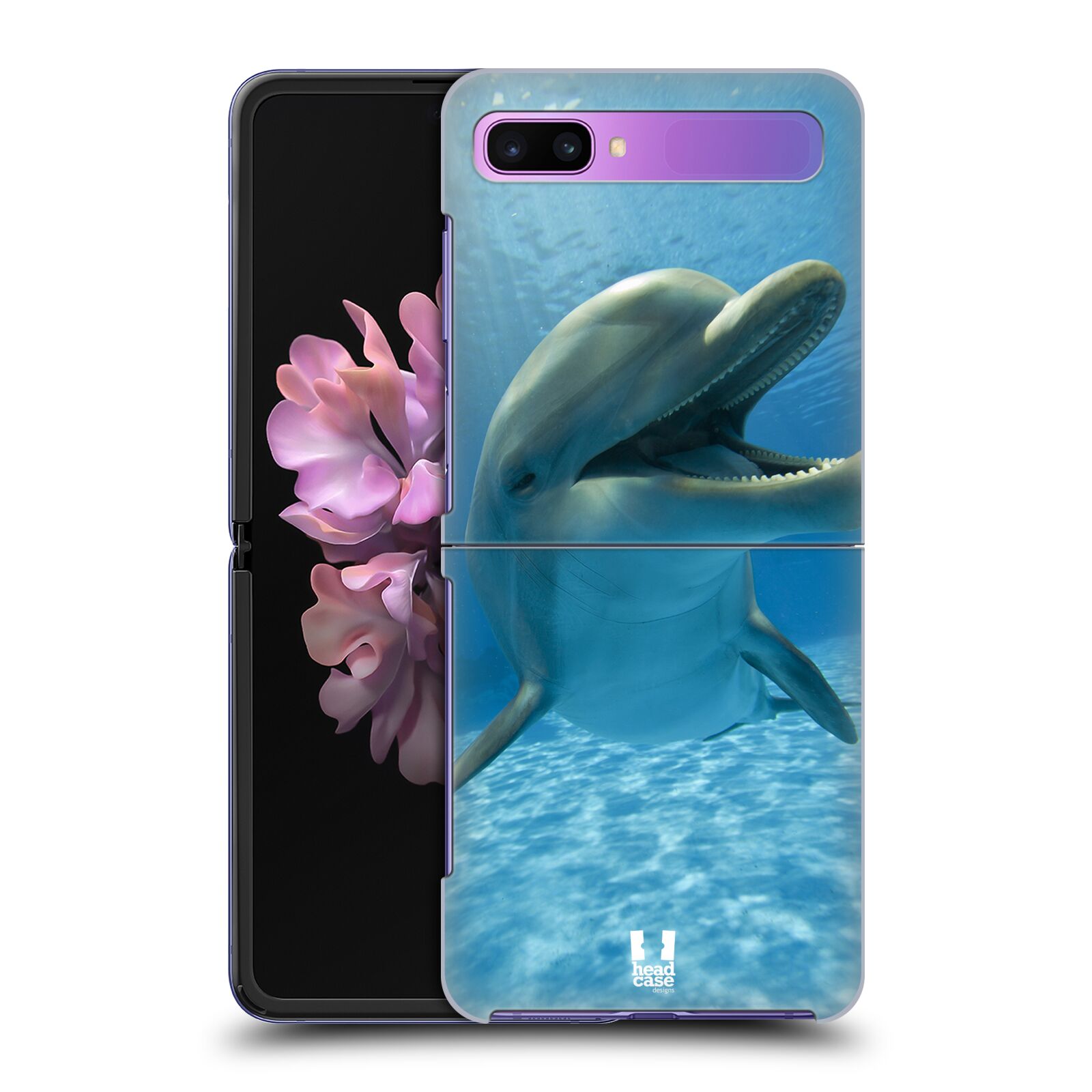 Zadní obal pro mobil Samsung Galaxy Z Flip - HEAD CASE - Svět zvířat delfín v moři
