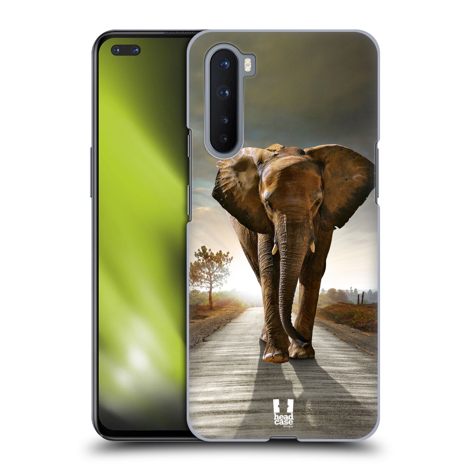 Zadní obal pro mobil OnePlus Nord - HEAD CASE - Svět zvířat kráčející slon