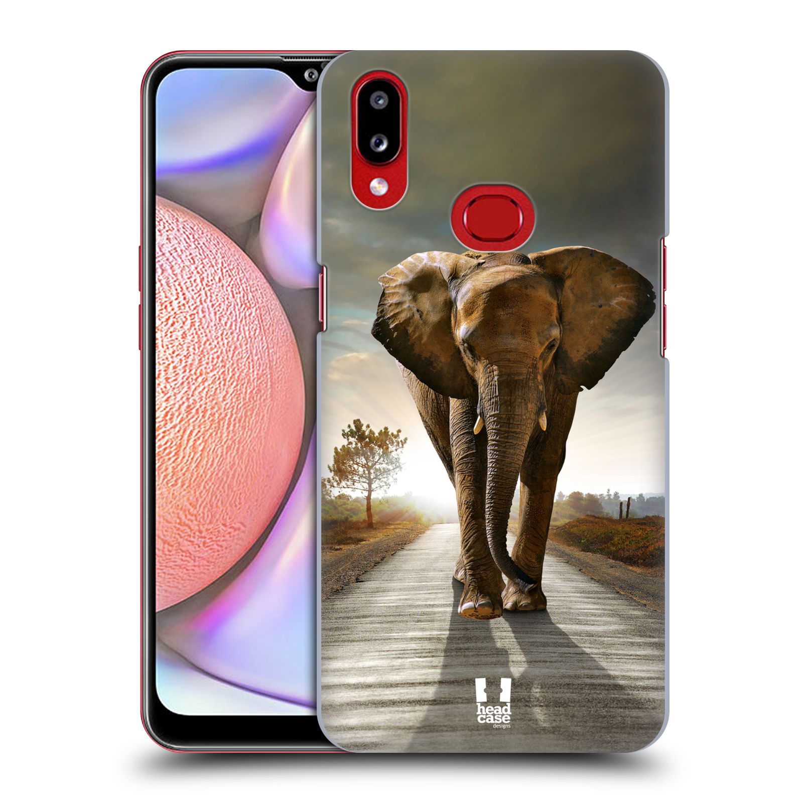 Zadní obal pro mobil Samsung Galaxy A10s - HEAD CASE - Svět zvířat kráčející slon