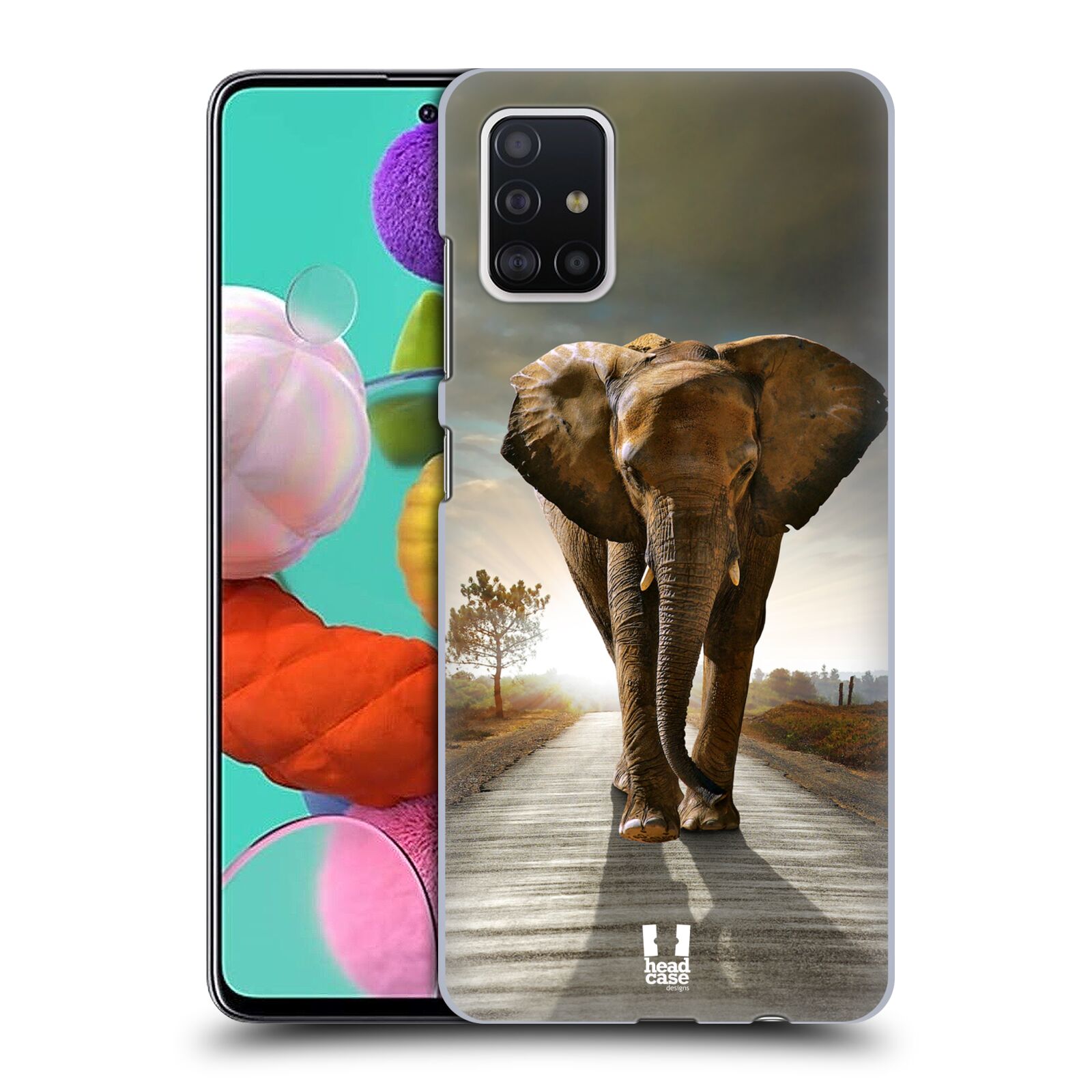 Zadní obal pro mobil Samsung Galaxy A51 - HEAD CASE - Svět zvířat kráčející slon
