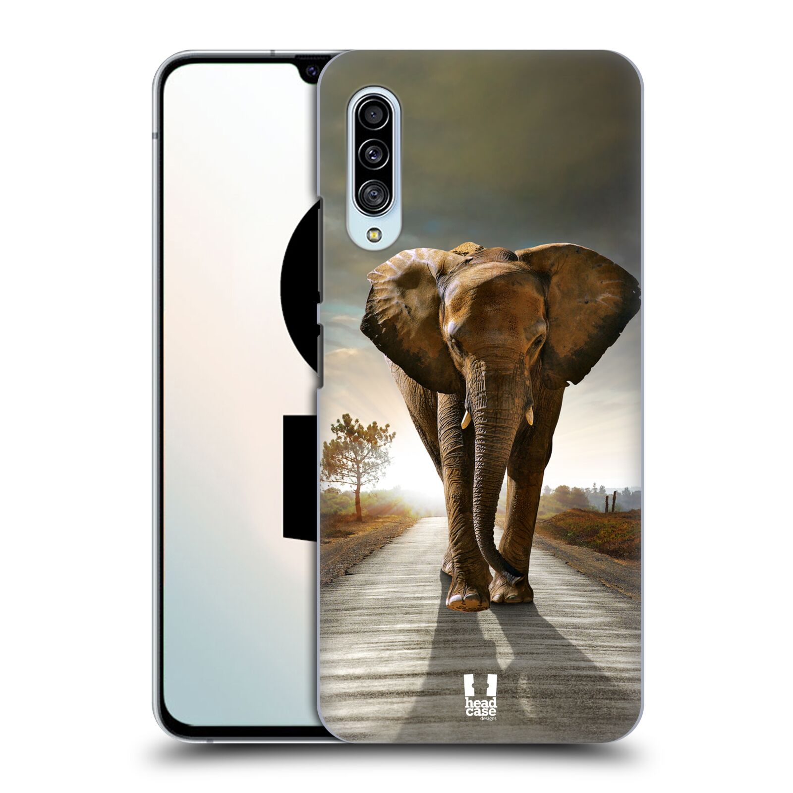 Zadní obal pro mobil Samsung Galaxy A90 5G - HEAD CASE - Svět zvířat kráčející slon