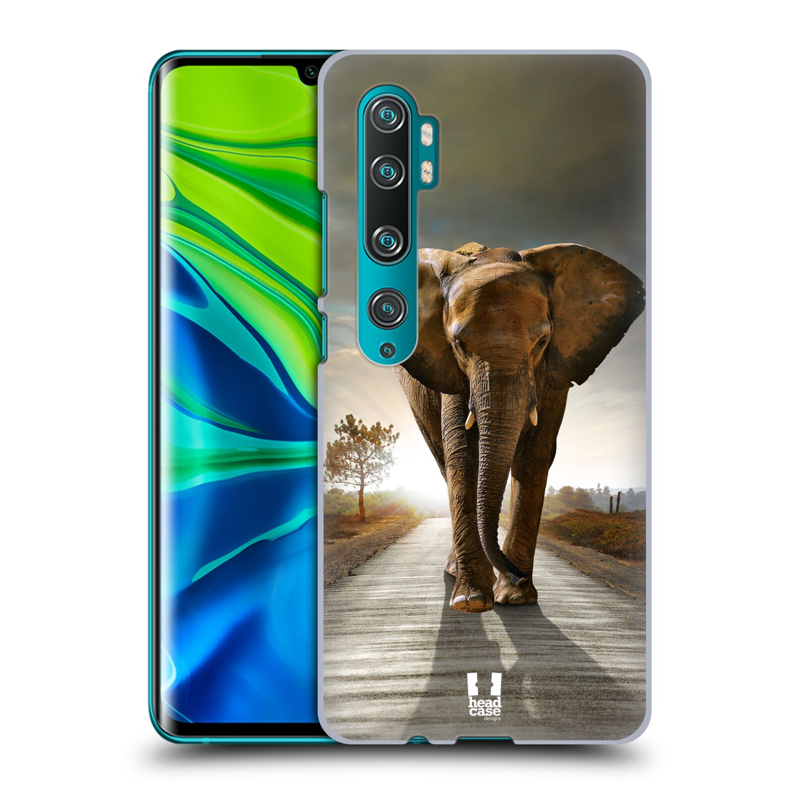 Zadní obal pro mobil Xiaomi Mi Note 10 / Mi Note 10 PRO - HEAD CASE - Svět zvířat kráčející slon