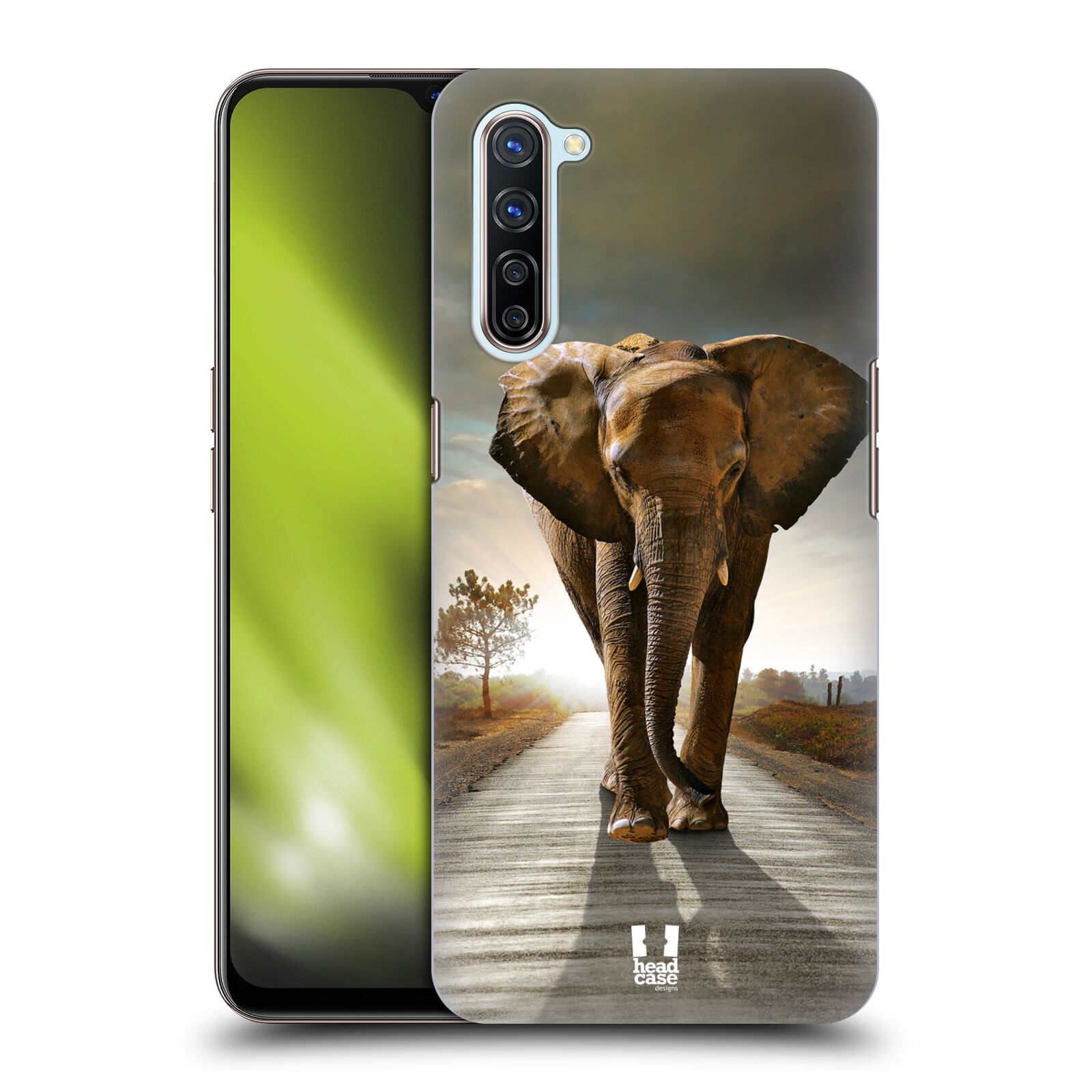 Zadní obal pro mobil Oppo Find X2 LITE - HEAD CASE - Svět zvířat kráčející slon