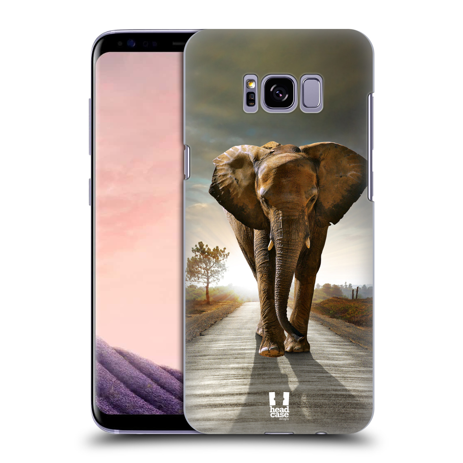 Zadní obal pro mobil Samsung Galaxy S8 PLUS - HEAD CASE - Svět zvířat kráčející slon