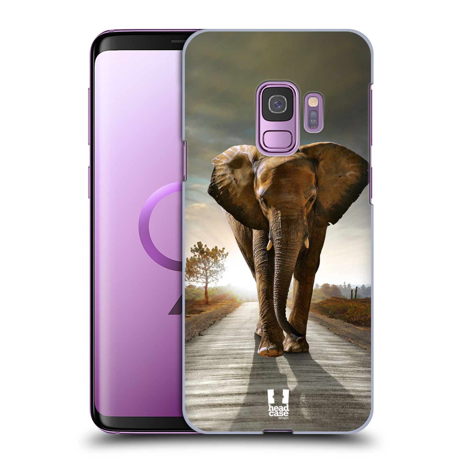 Zadní obal pro mobil Samsung Galaxy S9 - HEAD CASE - Svět zvířat kráčející slon