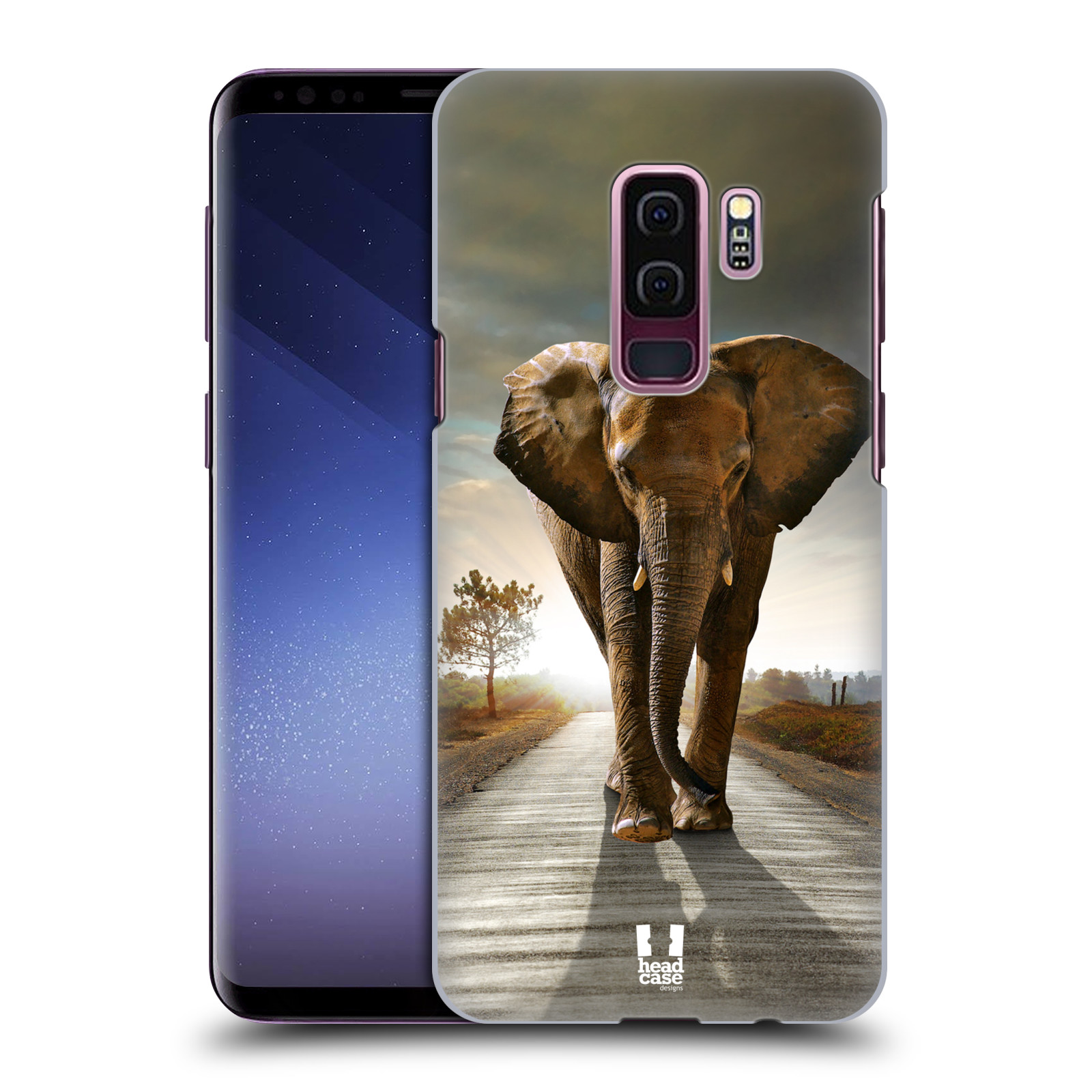 Zadní obal pro mobil Samsung Galaxy S9 PLUS - HEAD CASE - Svět zvířat kráčející slon