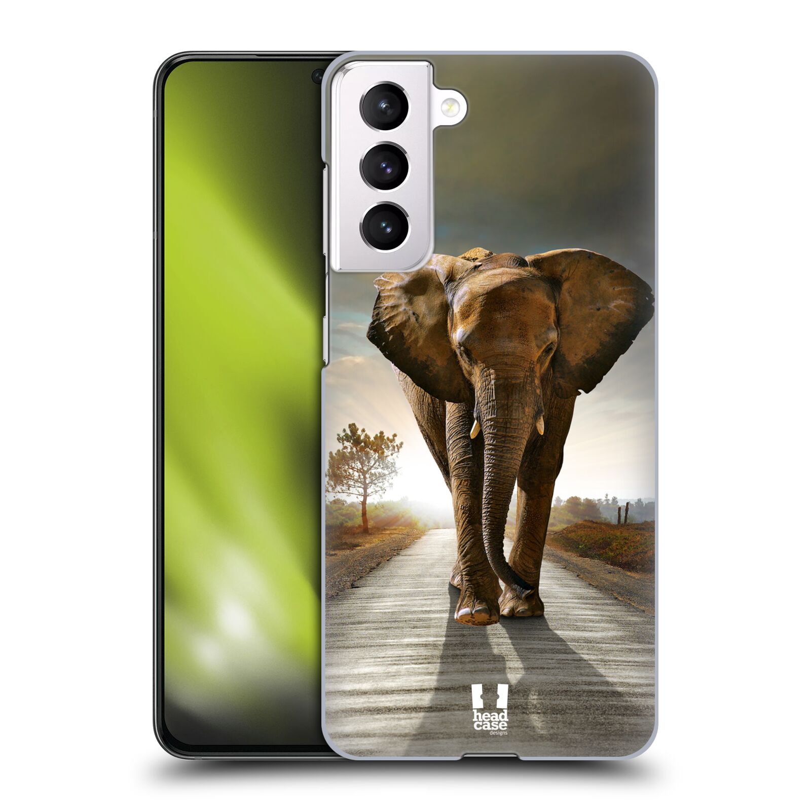 Zadní obal pro mobil Samsung Galaxy S21 / S21 5G - HEAD CASE - Svět zvířat kráčející slon