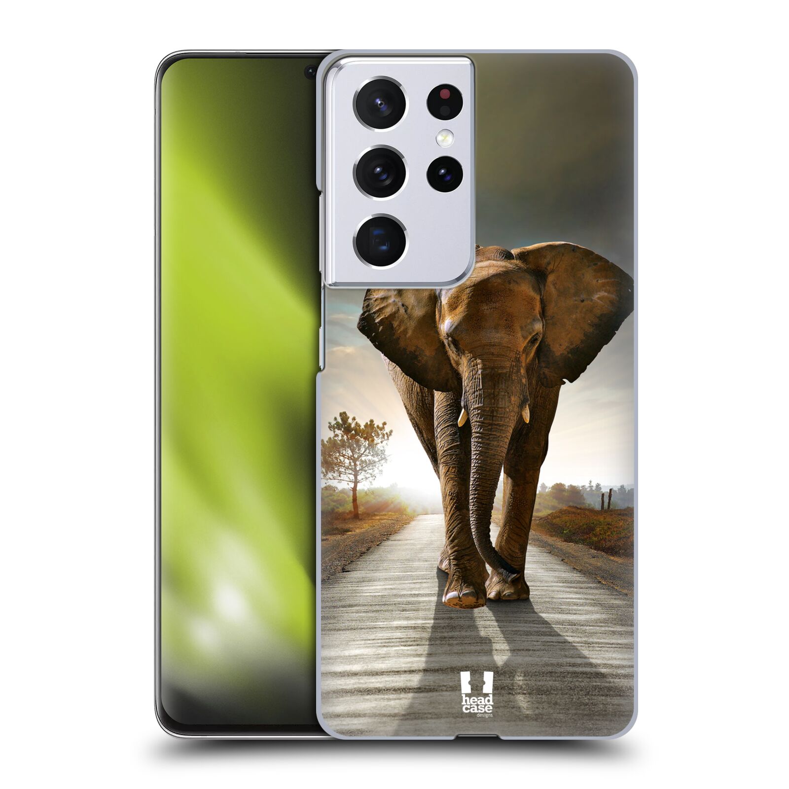Zadní obal pro mobil Samsung Galaxy S21 ULTRA 5G - HEAD CASE - Svět zvířat kráčející slon