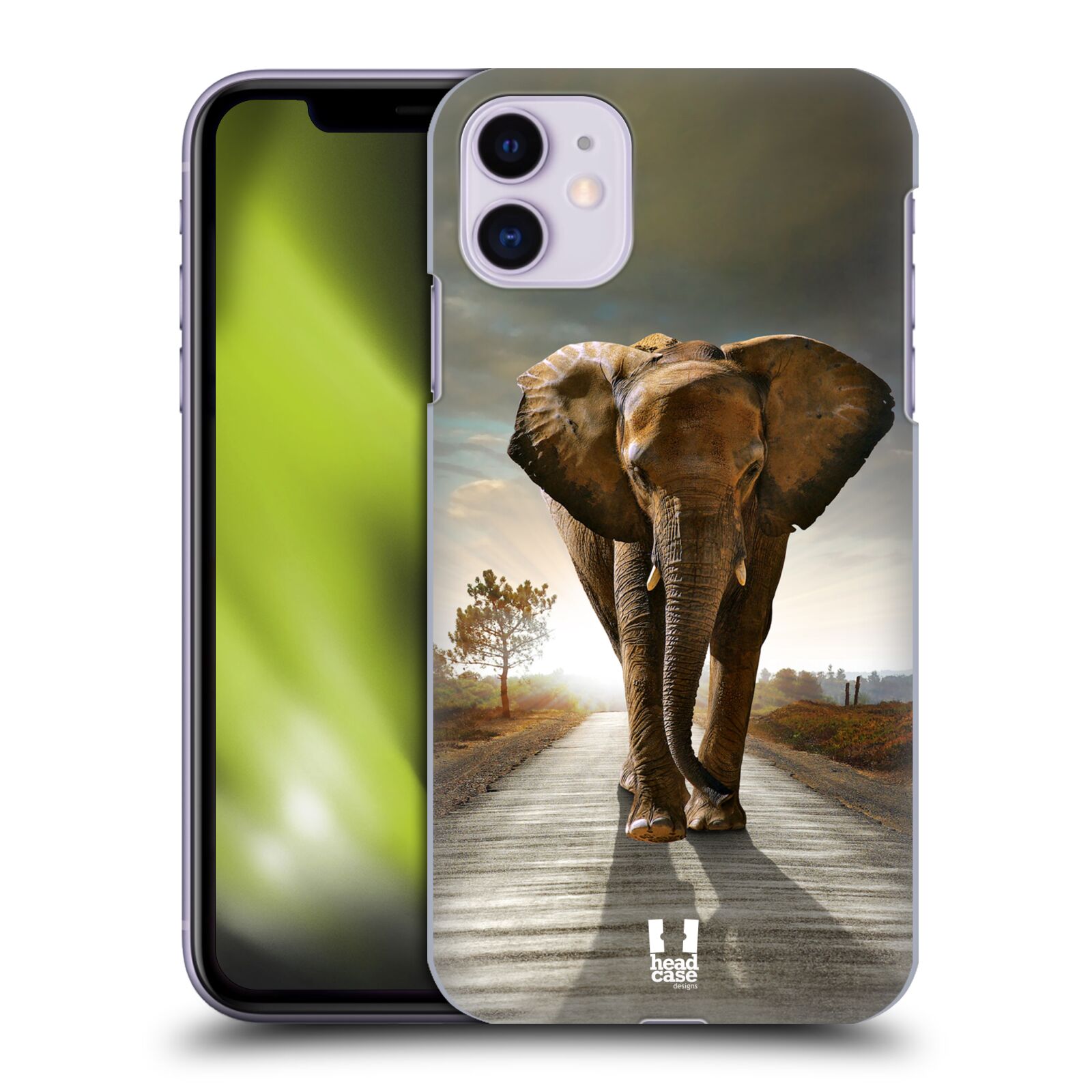 Zadní obal pro mobil Apple Iphone 11 - HEAD CASE - Svět zvířat kráčející slon