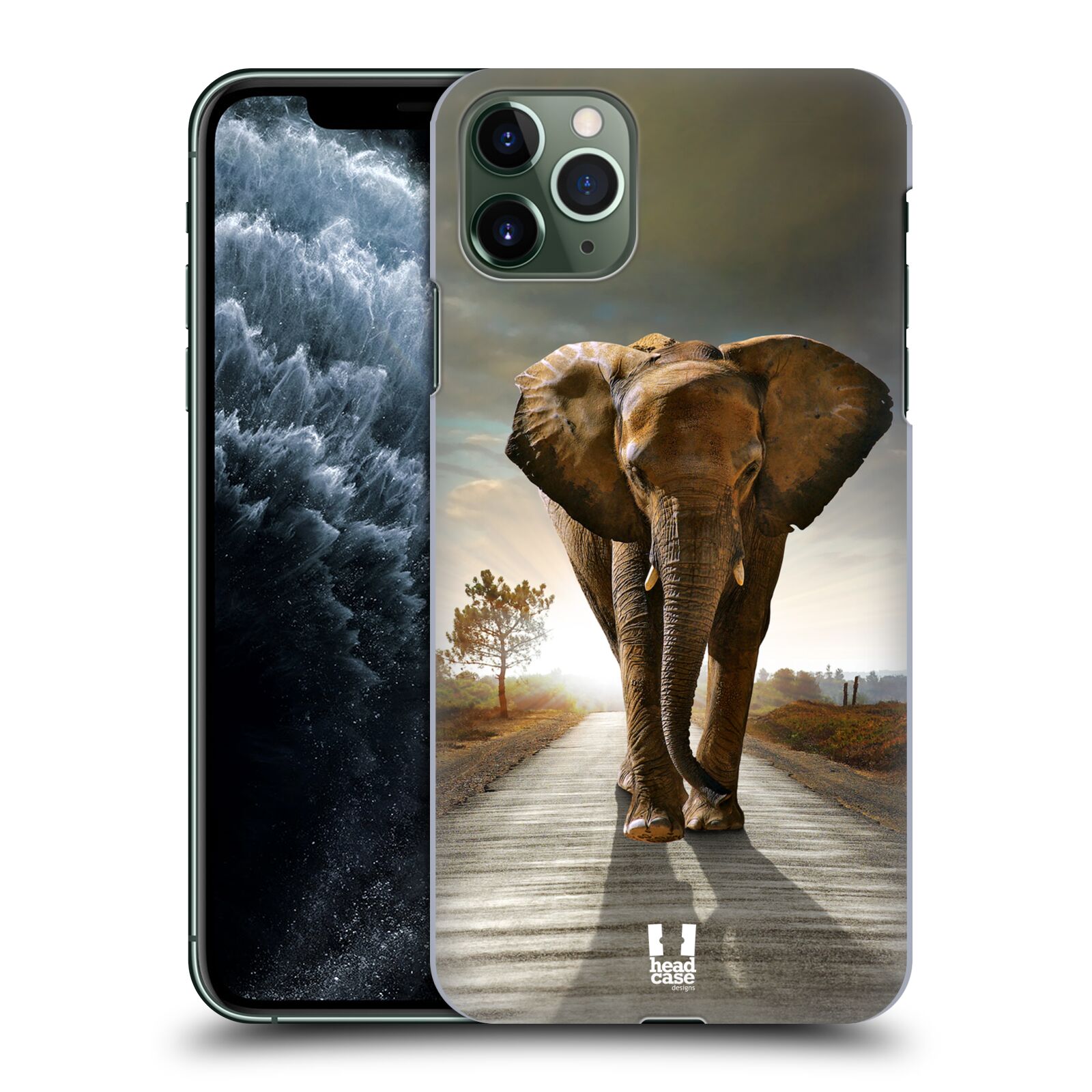 Zadní obal pro mobil Apple Iphone 11 PRO MAX - HEAD CASE - Svět zvířat kráčející slon
