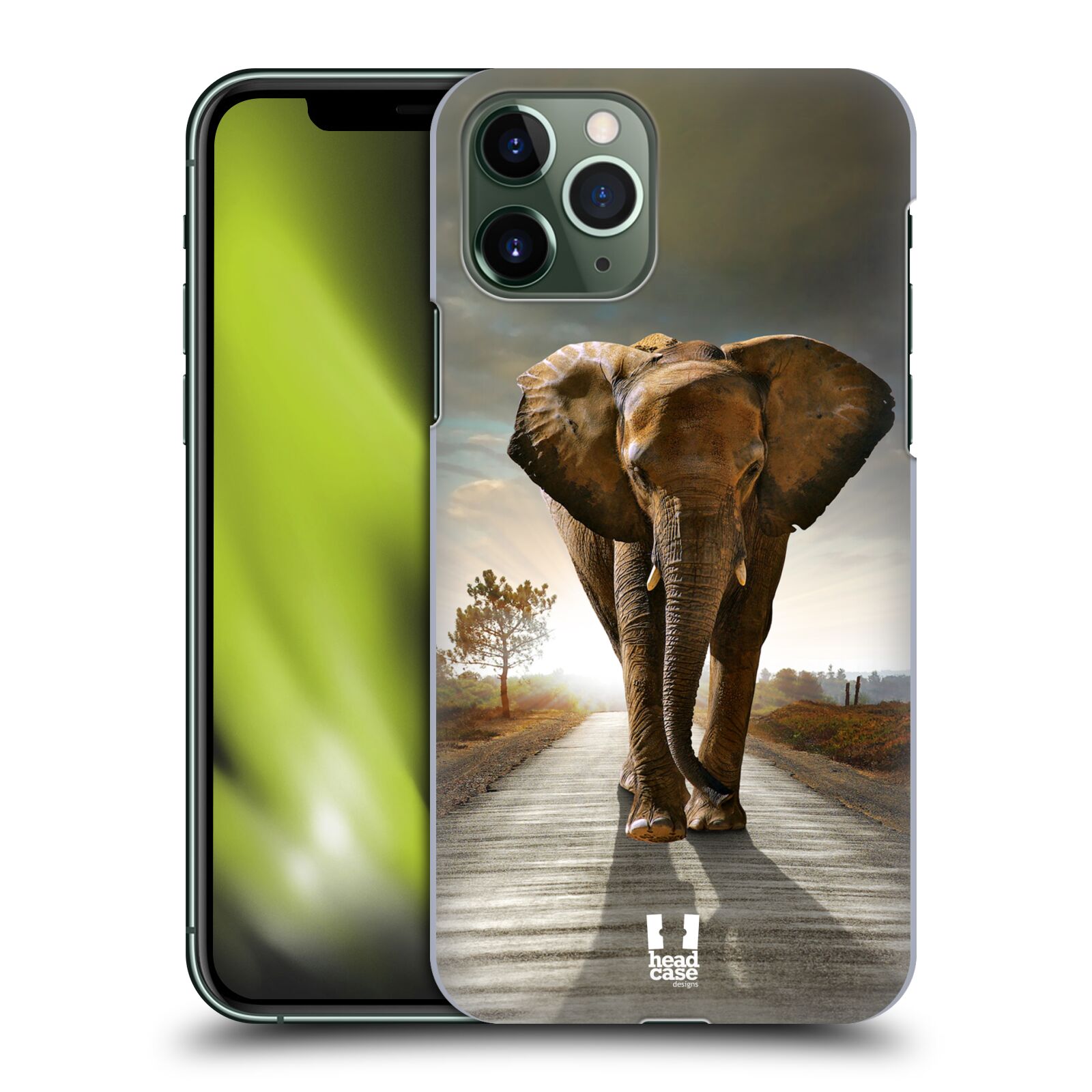 Zadní obal pro mobil Apple Iphone 11 PRO - HEAD CASE - Svět zvířat kráčející slon