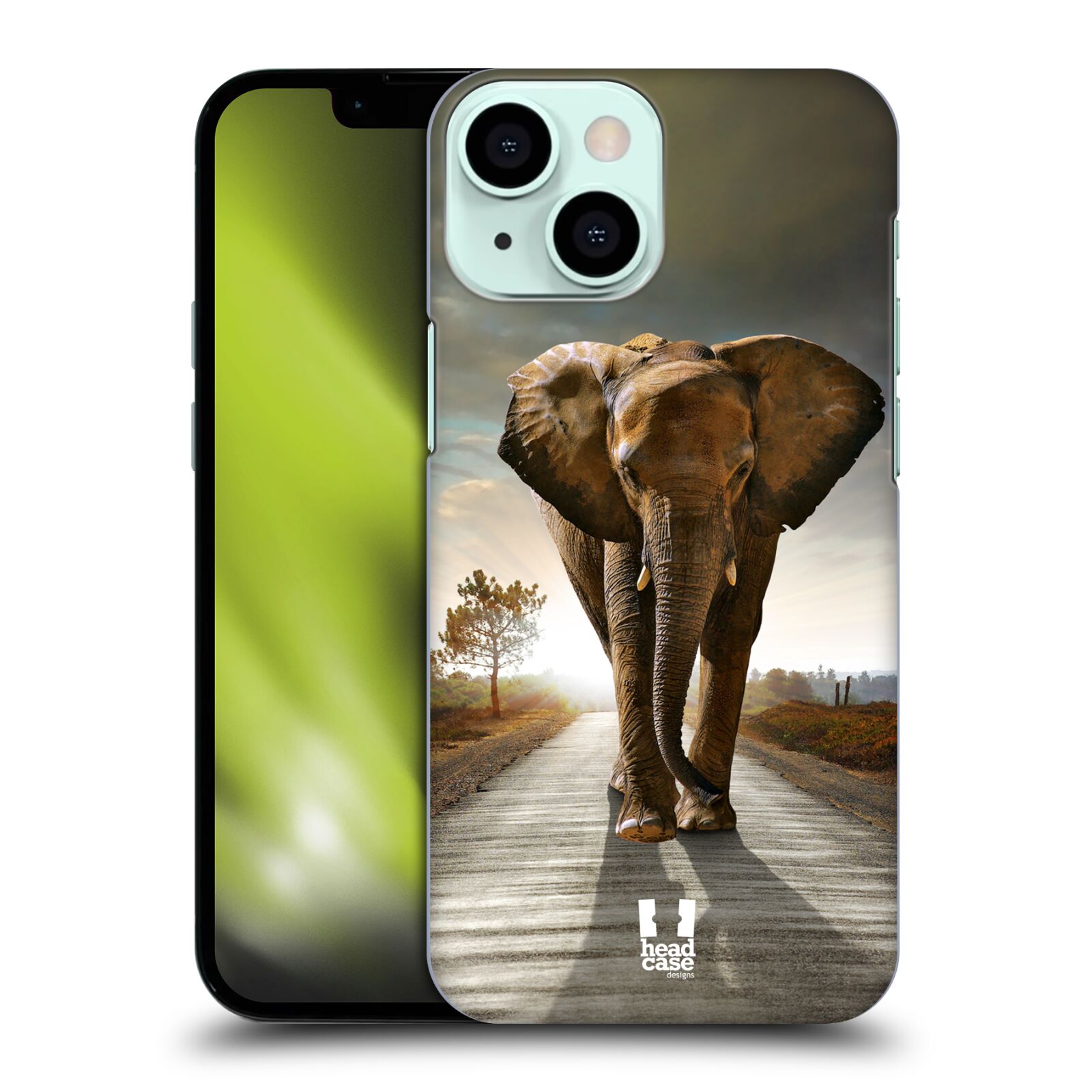 Zadní obal pro mobil Apple Iphone 13 MINI - HEAD CASE - Svět zvířat kráčející slon