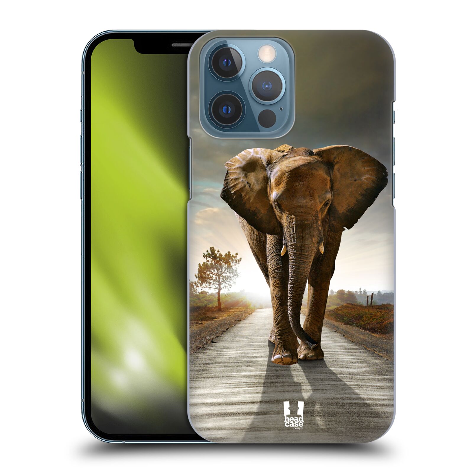 Zadní obal pro mobil Apple Iphone 13 PRO MAX - HEAD CASE - Svět zvířat kráčející slon