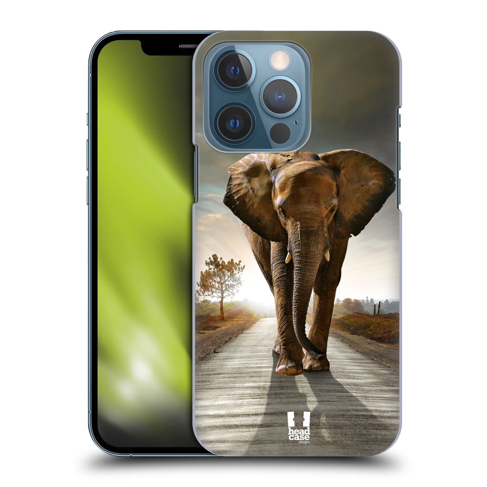 Zadní obal pro mobil Apple Iphone 13 PRO - HEAD CASE - Svět zvířat kráčející slon