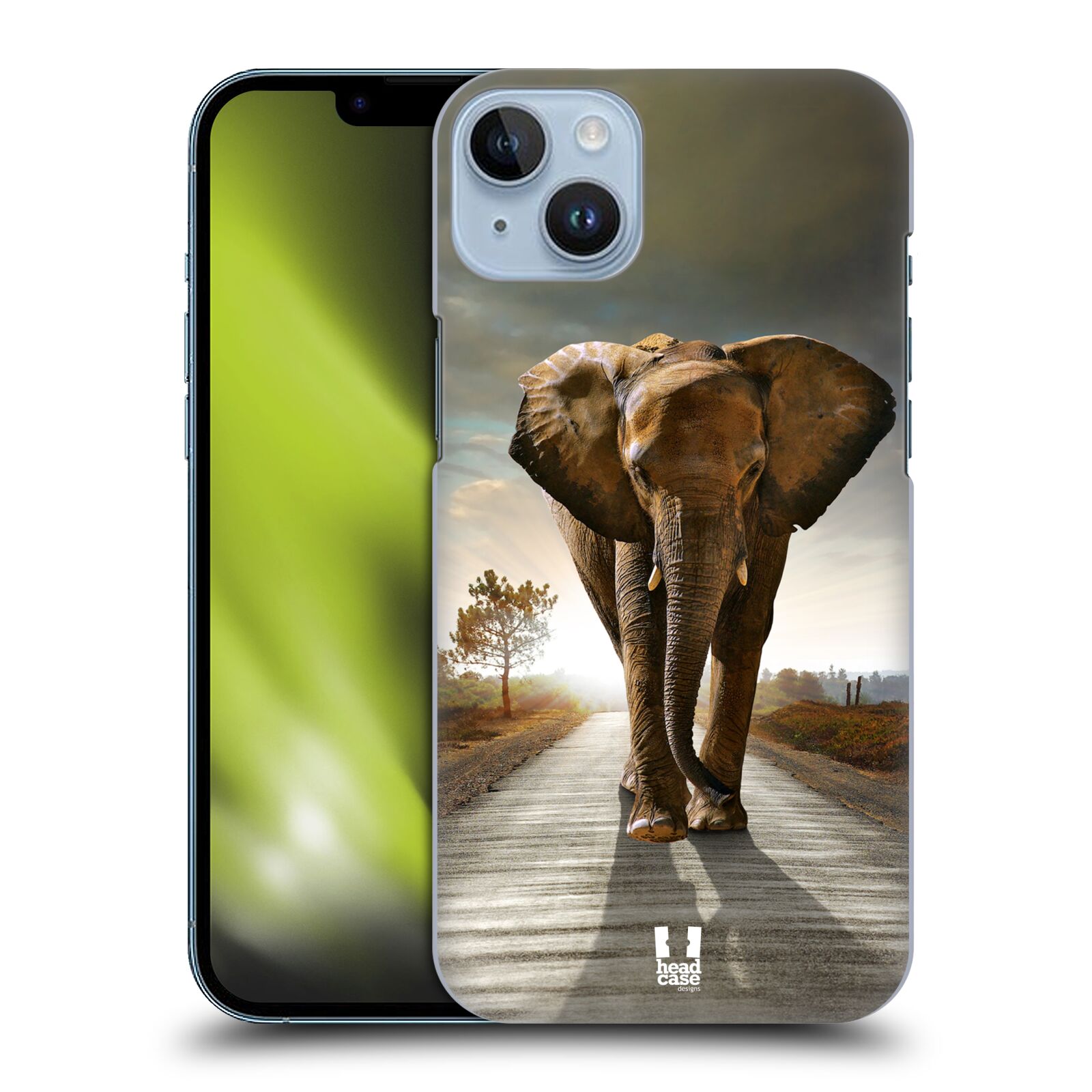 Zadní obal pro mobil Apple Iphone 14 PLUS - HEAD CASE - Svět zvířat kráčející slon