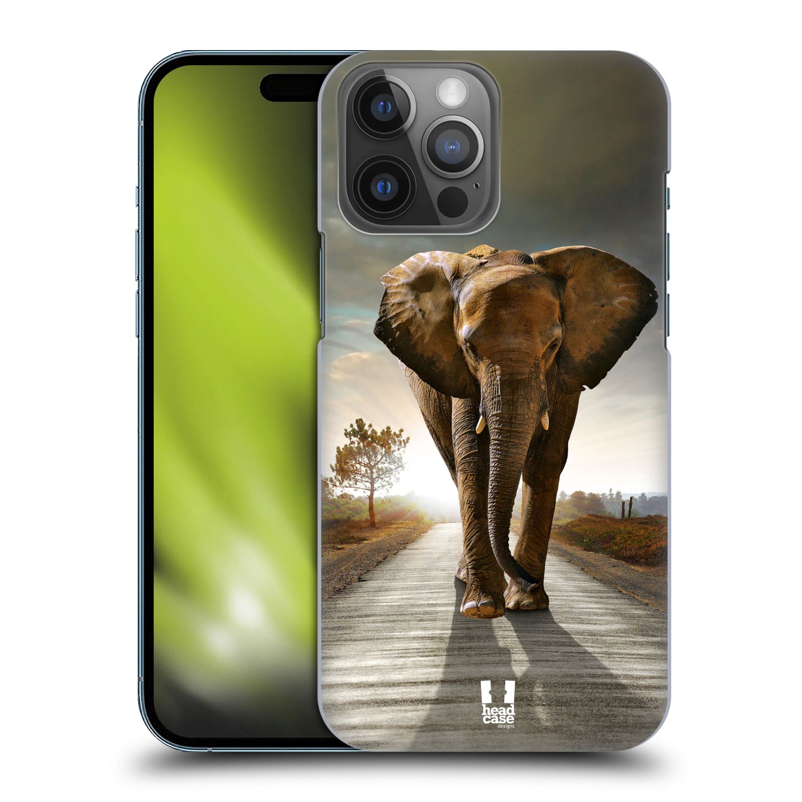 Zadní obal pro mobil Apple Iphone 14 PRO MAX - HEAD CASE - Svět zvířat kráčející slon