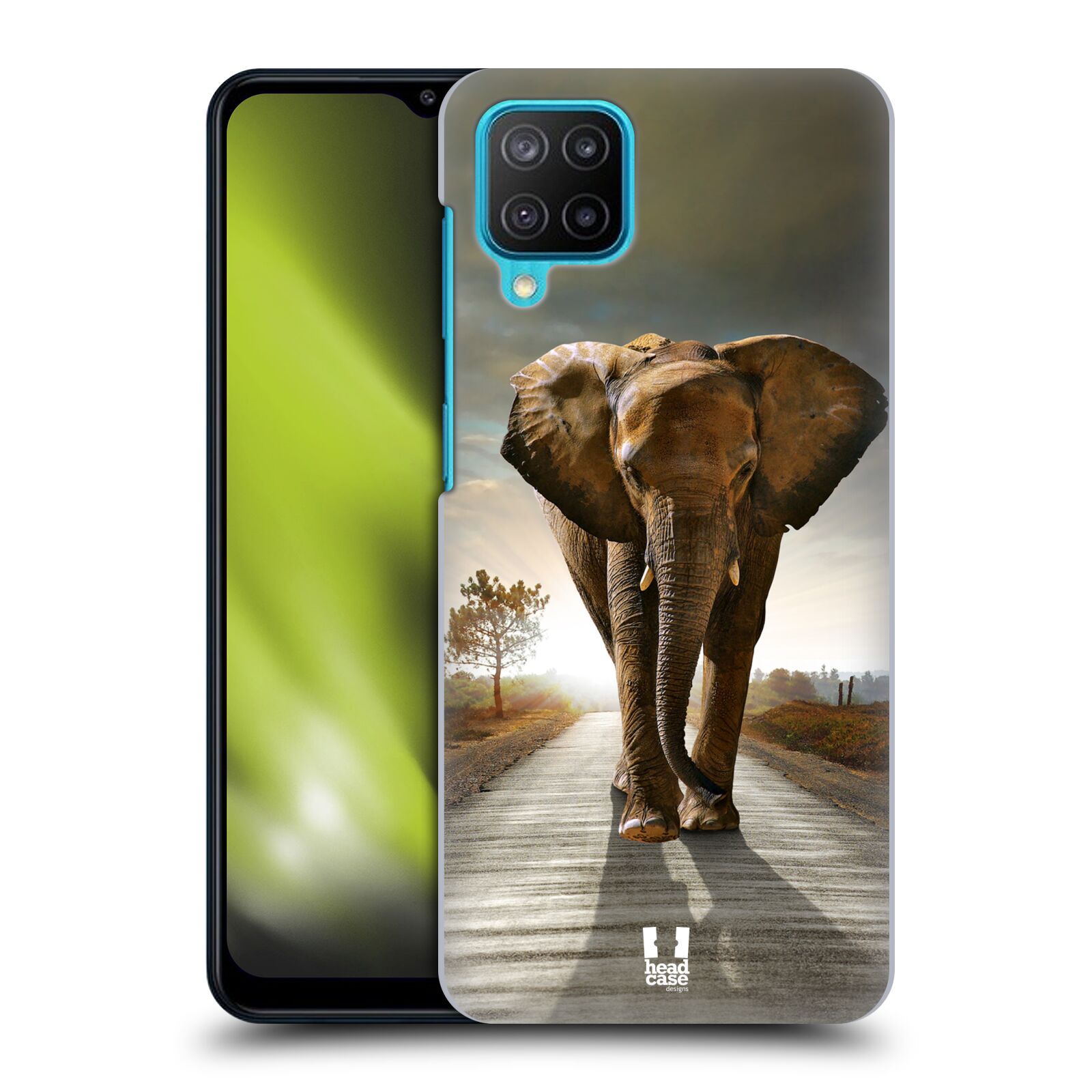 Zadní obal pro mobil Samsung Galaxy M12 - HEAD CASE - Svět zvířat kráčející slon