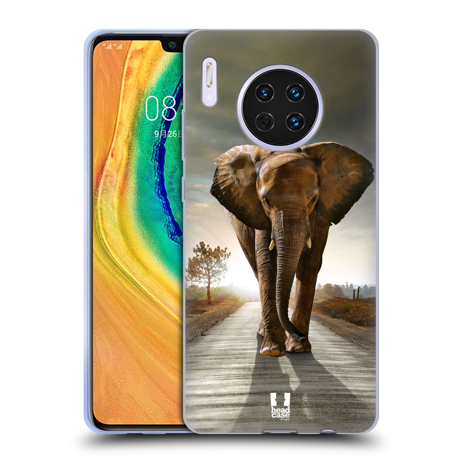 Zadní obal pro mobil Huawei Mate 30 - HEAD CASE - Svět zvířat kráčející slon