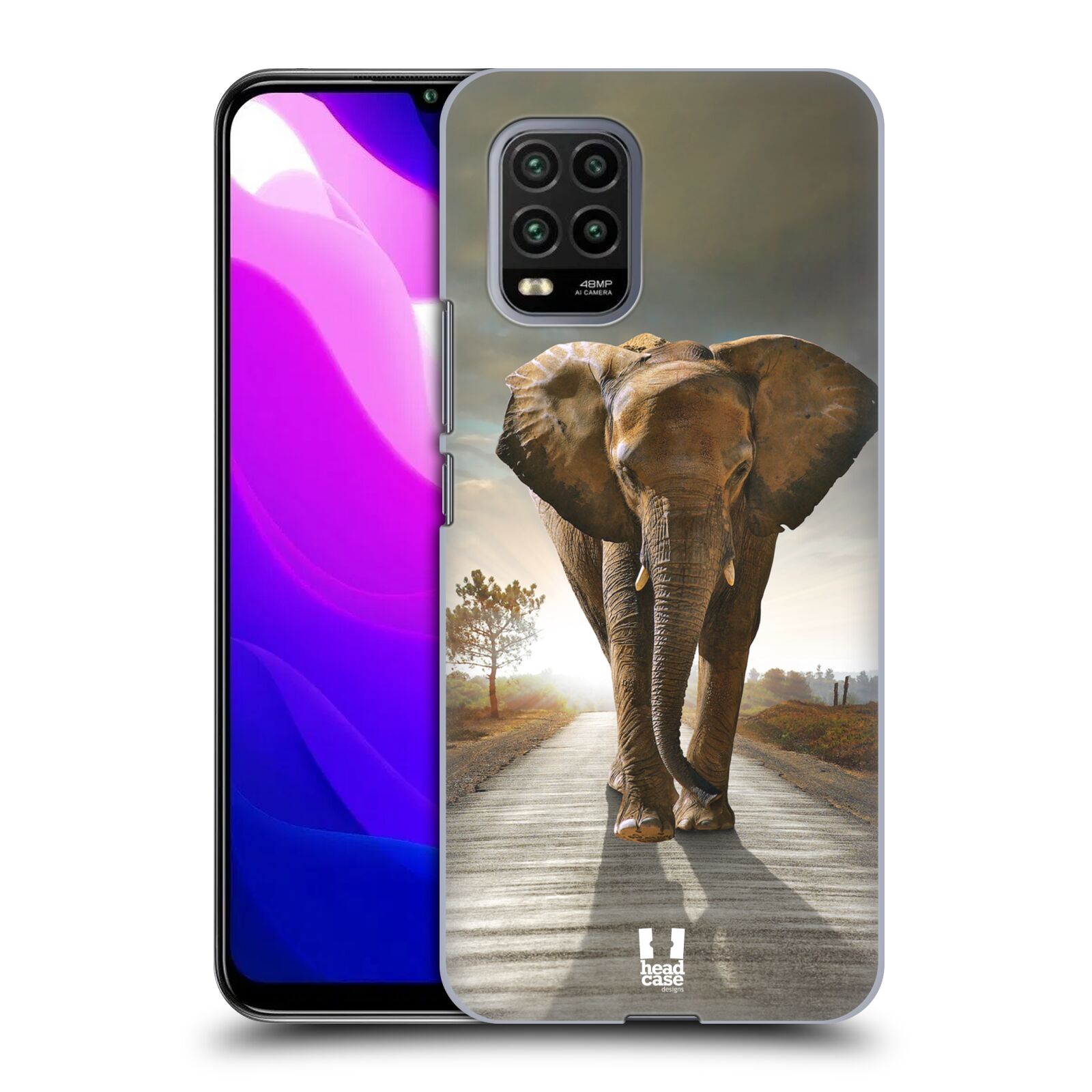 Zadní obal pro mobil Xiaomi Mi 10 LITE - HEAD CASE - Svět zvířat kráčející slon