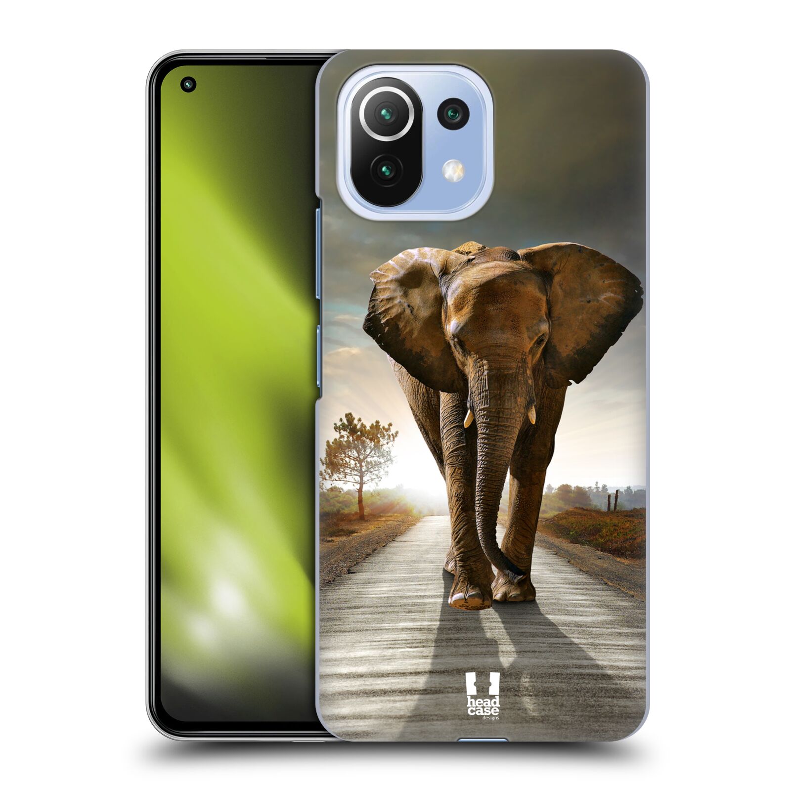Zadní obal pro mobil Xiaomi Mi 11 Lite / Mi 11 Lite 5G - HEAD CASE - Svět zvířat kráčející slon