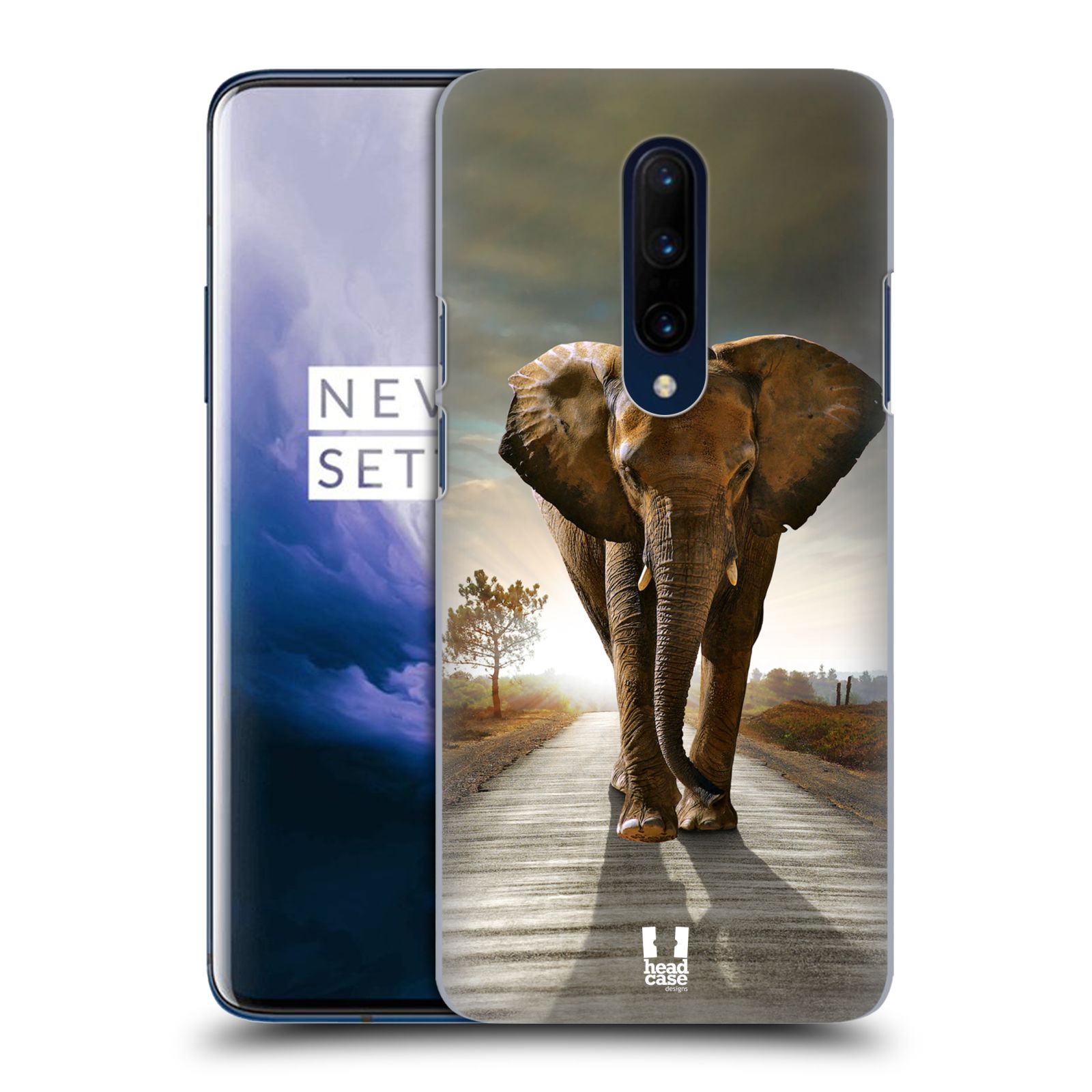 Zadní obal pro mobil OnePlus 7 PRO - HEAD CASE - Svět zvířat kráčející slon