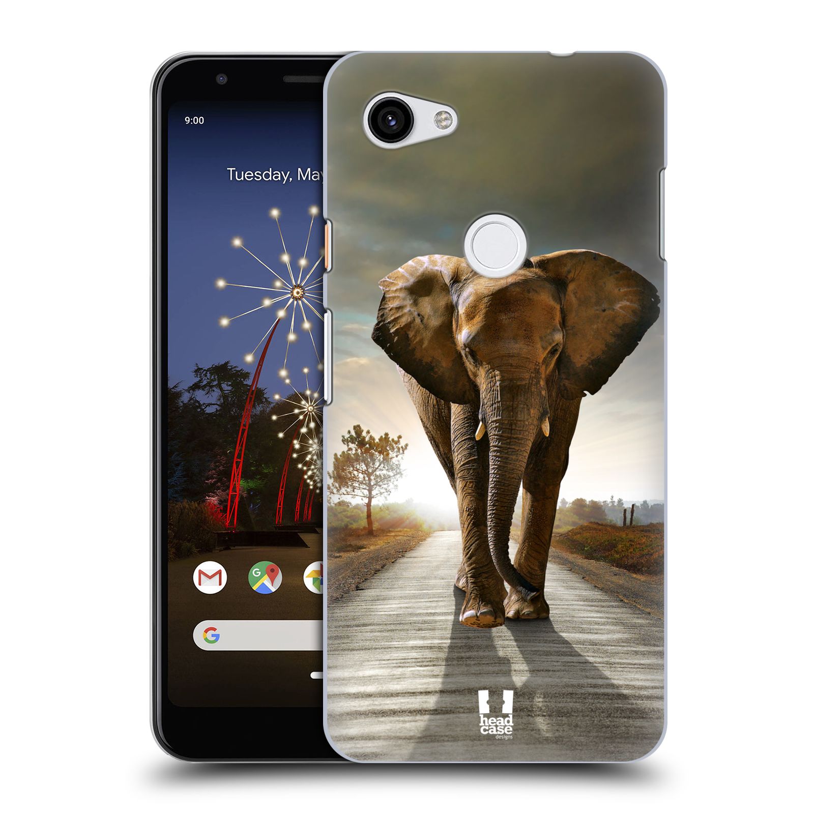 Zadní obal pro mobil Google Pixel 3a XL - HEAD CASE - Svět zvířat kráčející slon