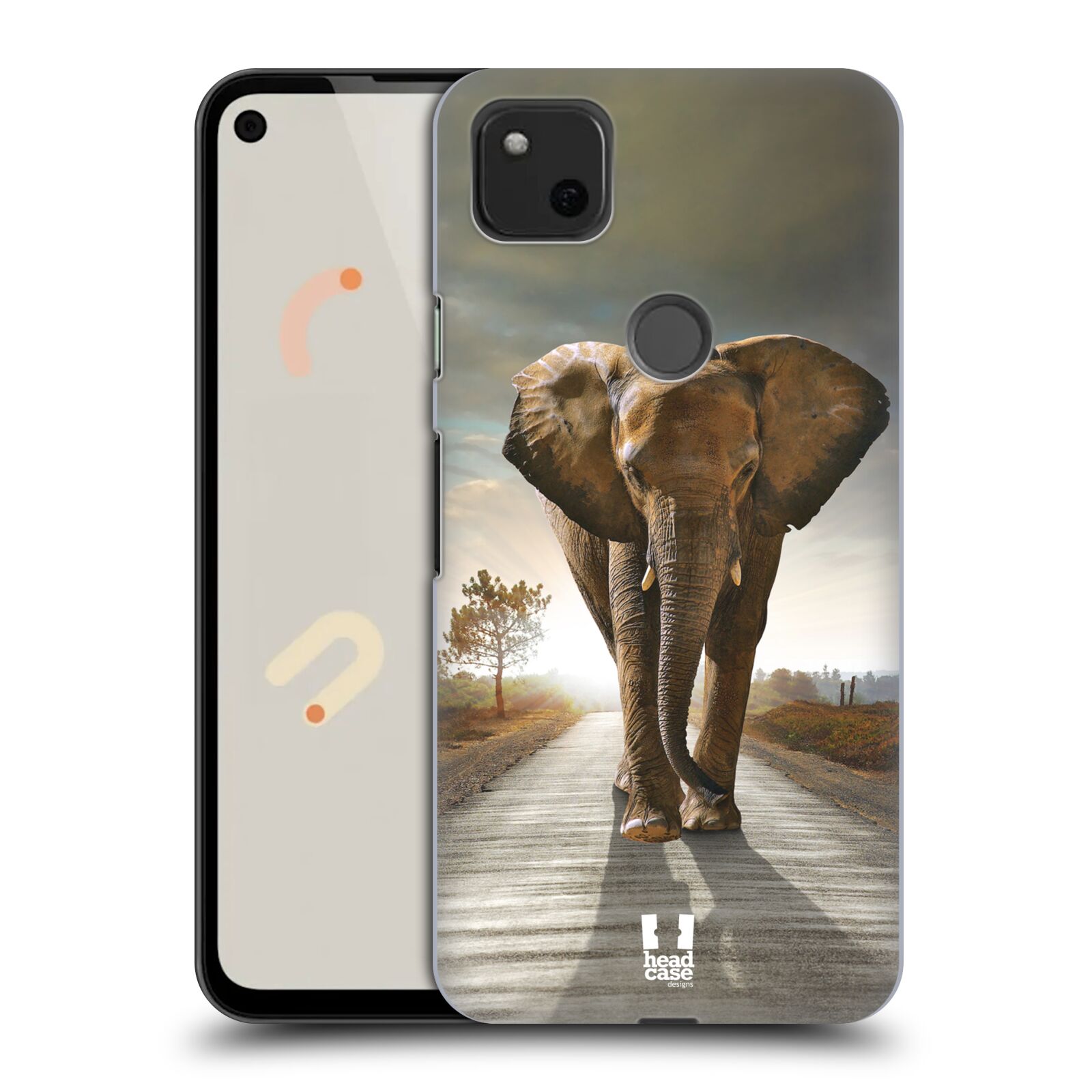Zadní obal pro mobil Google Pixel 4a - HEAD CASE - Svět zvířat kráčející slon