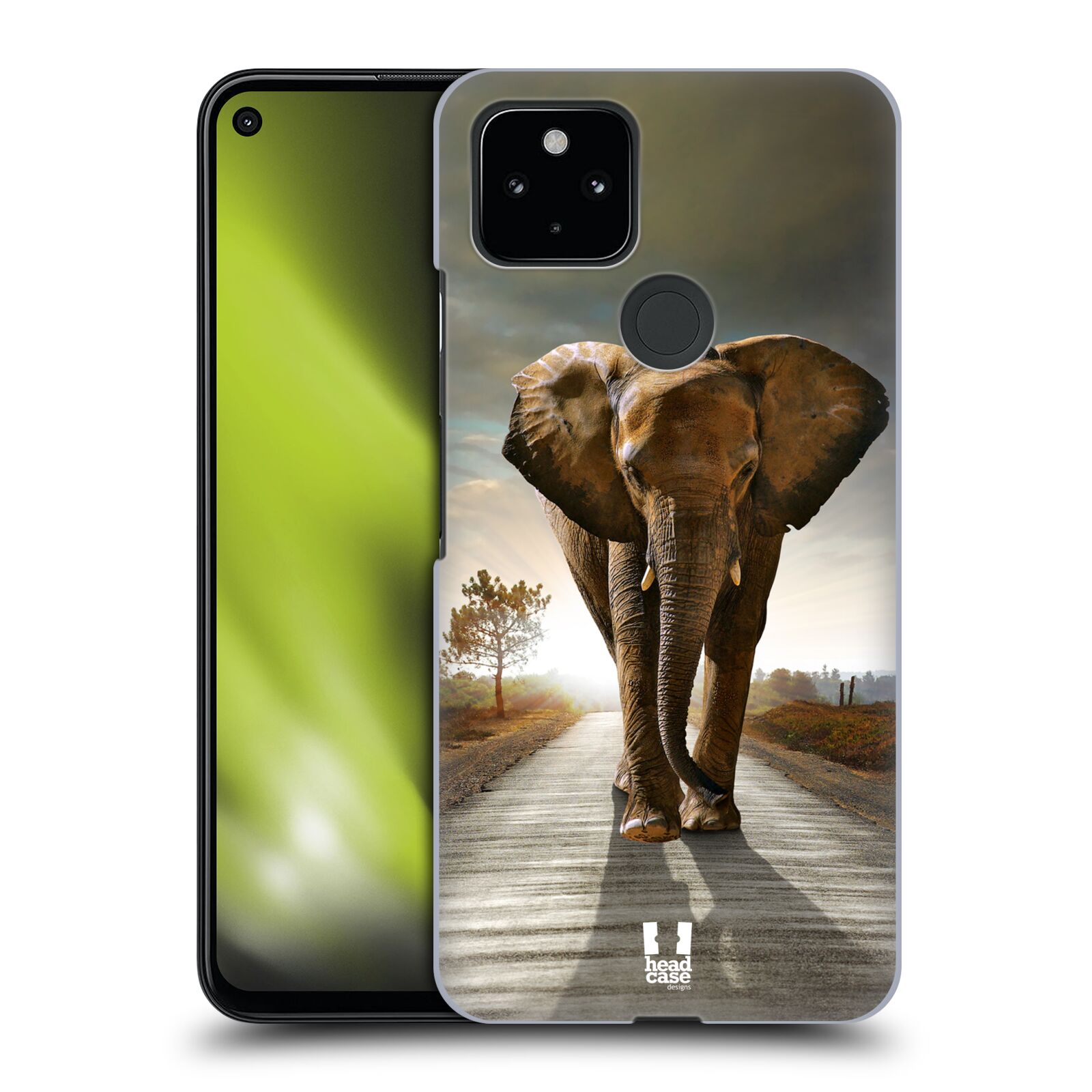 Zadní obal pro mobil Google Pixel 4a 5G - HEAD CASE - Svět zvířat kráčející slon