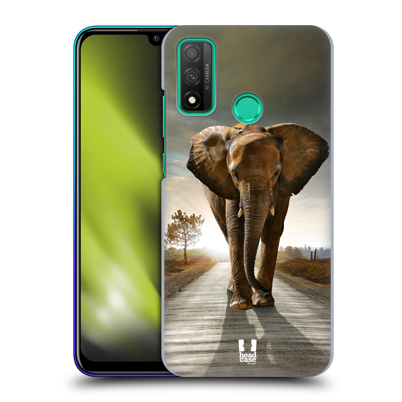 Zadní obal pro mobil Huawei P SMART 2020 - HEAD CASE - Svět zvířat kráčející slon