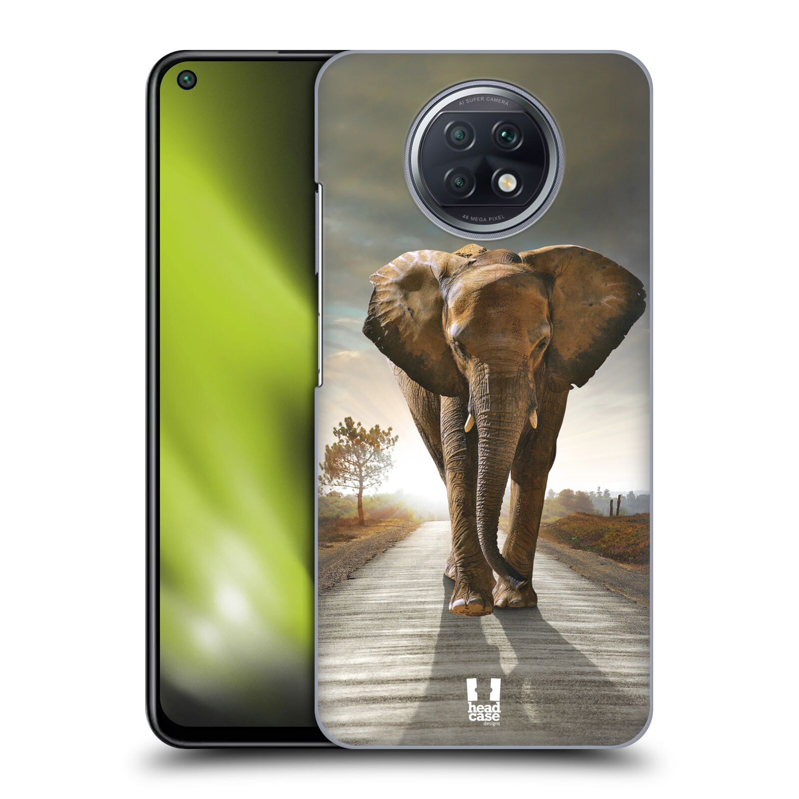 Zadní obal pro mobil Xiaomi Redmi Note 9T - HEAD CASE - Svět zvířat kráčející slon