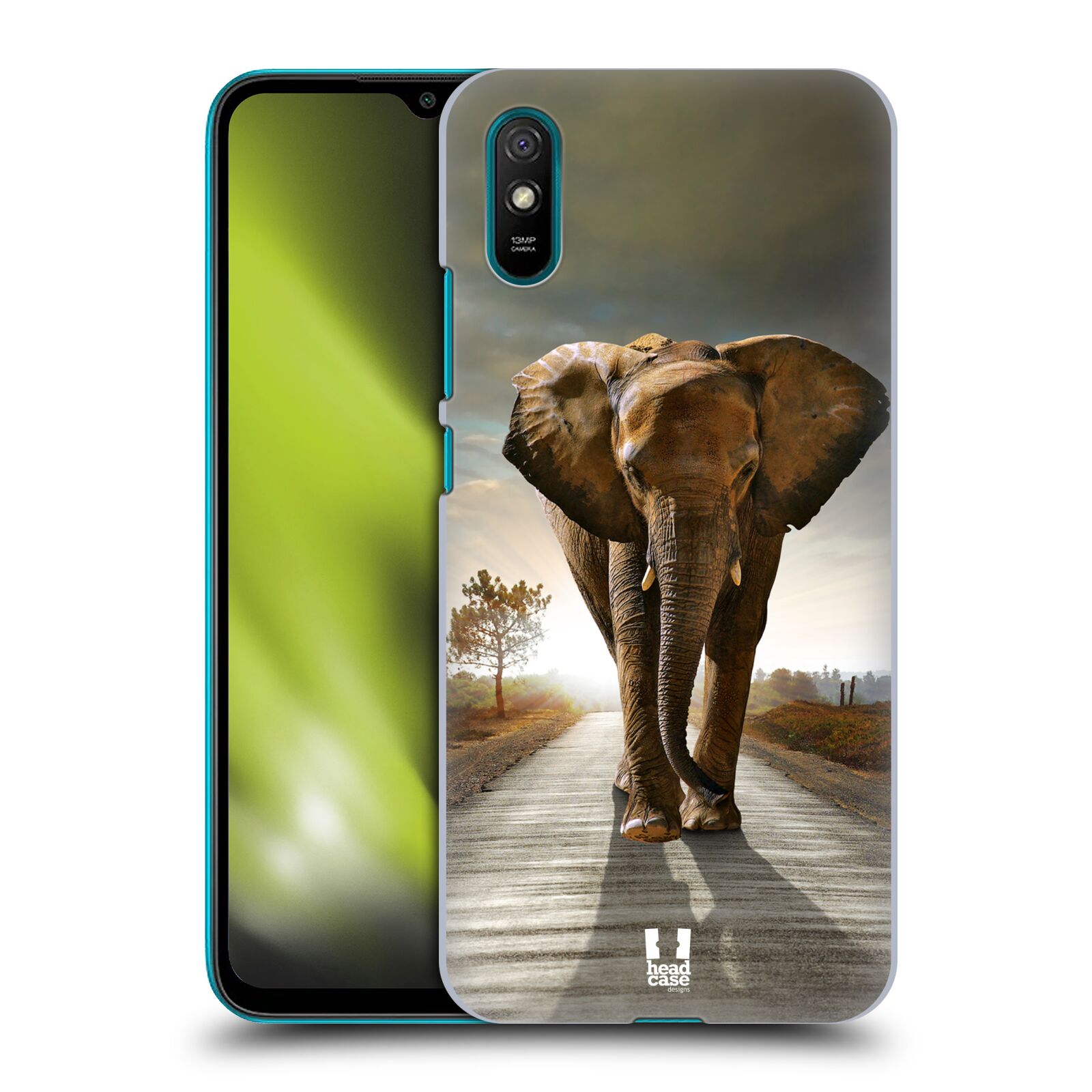 Zadní obal pro mobil Xiaomi Redmi 9A - HEAD CASE - Svět zvířat kráčející slon