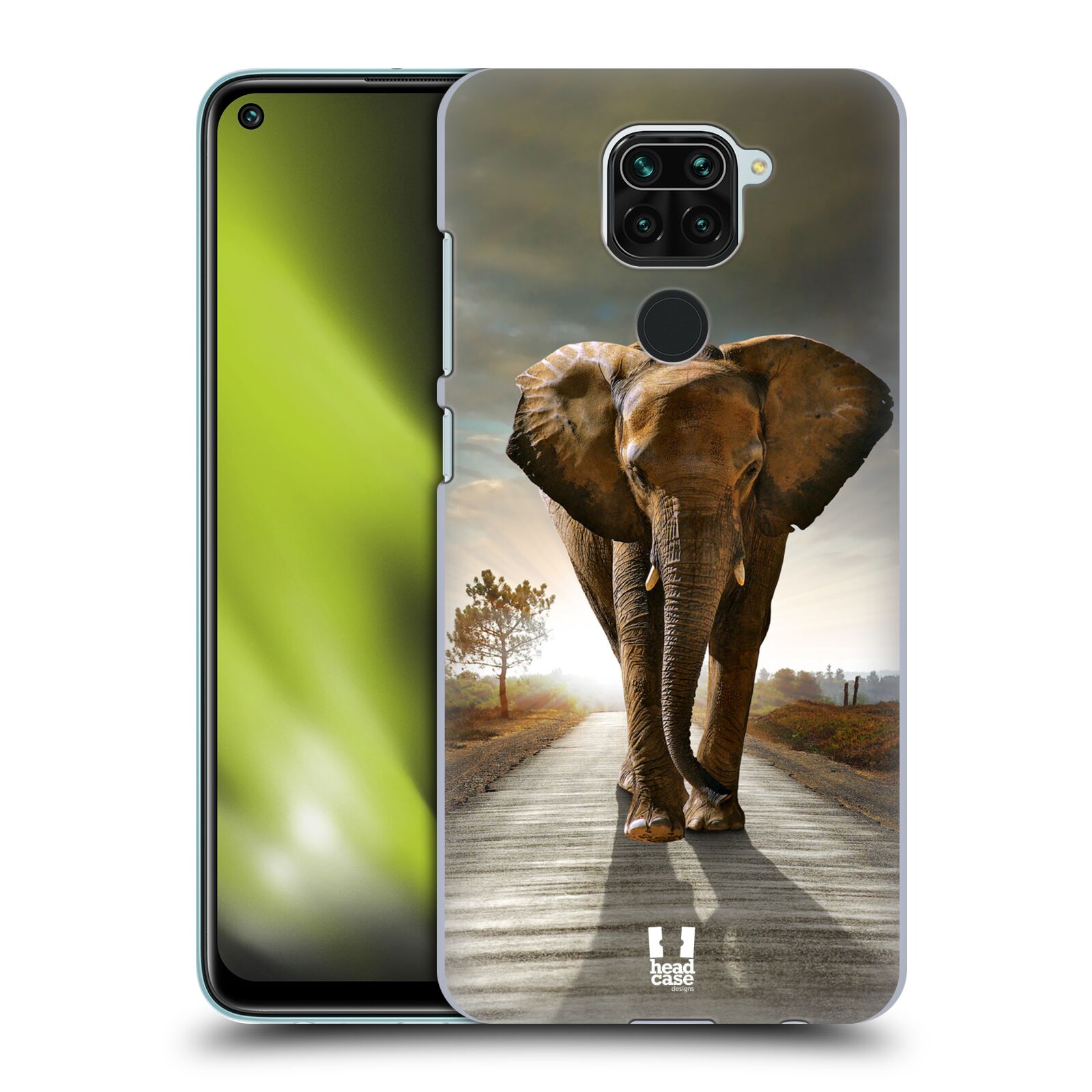 Zadní obal pro mobil Xiaomi Redmi Note 9 - HEAD CASE - Svět zvířat kráčející slon