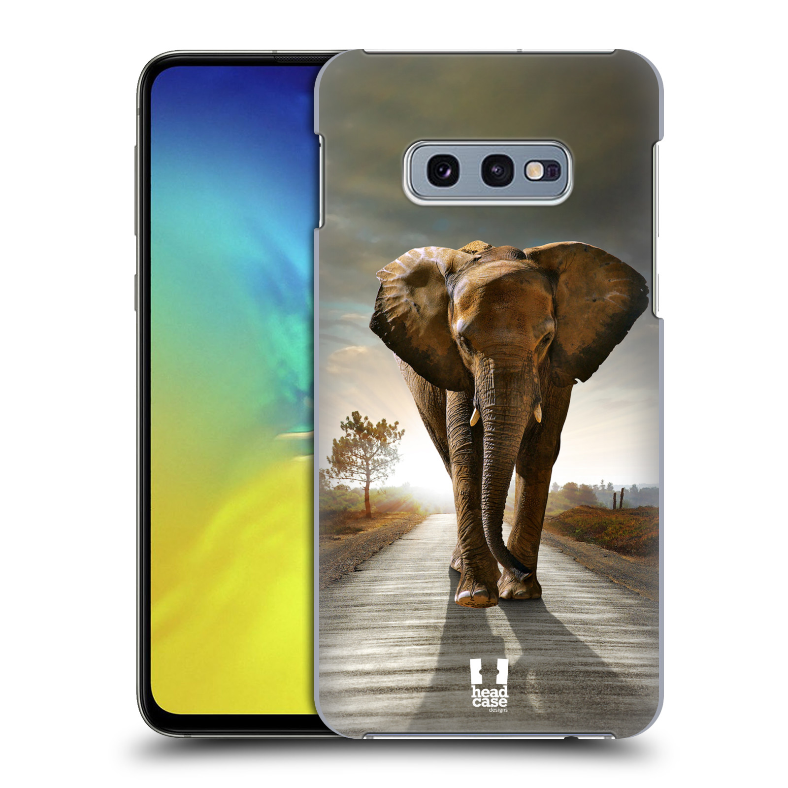 Zadní obal pro mobil Samsung Galaxy S10e - HEAD CASE - Svět zvířat kráčející slon