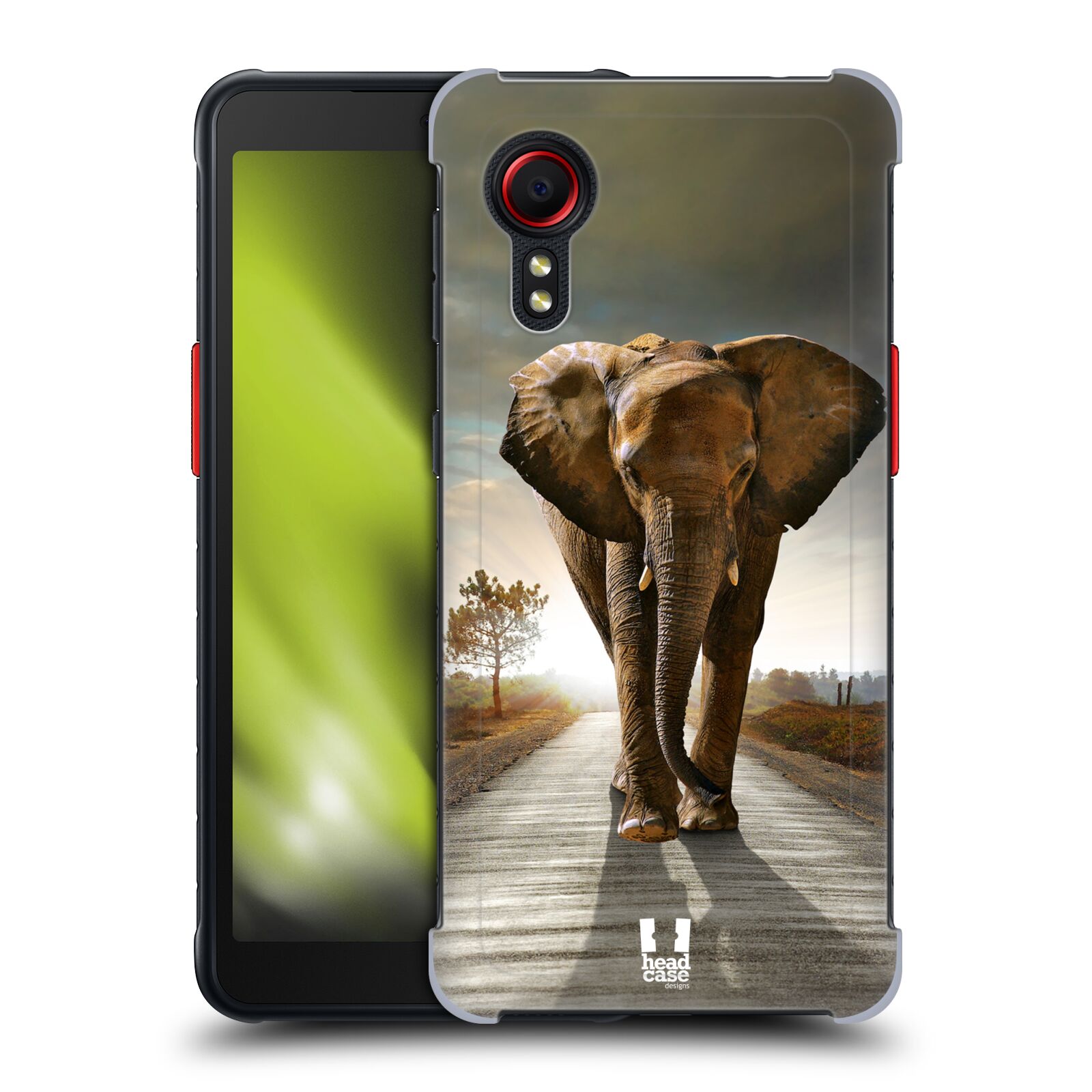 Zadní obal pro mobil Samsung Galaxy Xcover 5 - HEAD CASE - Svět zvířat kráčející slon
