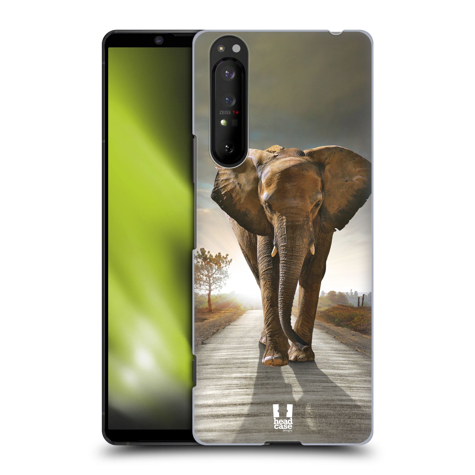 Zadní obal pro mobil Sony Xperia 1 II - HEAD CASE - Svět zvířat kráčející slon
