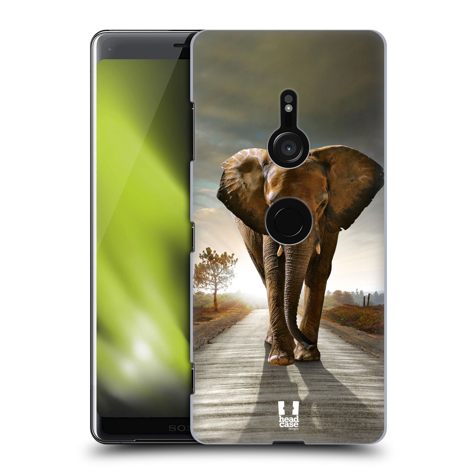 Zadní obal pro mobil Sony Xperia XZ3 - HEAD CASE - Svět zvířat kráčející slon