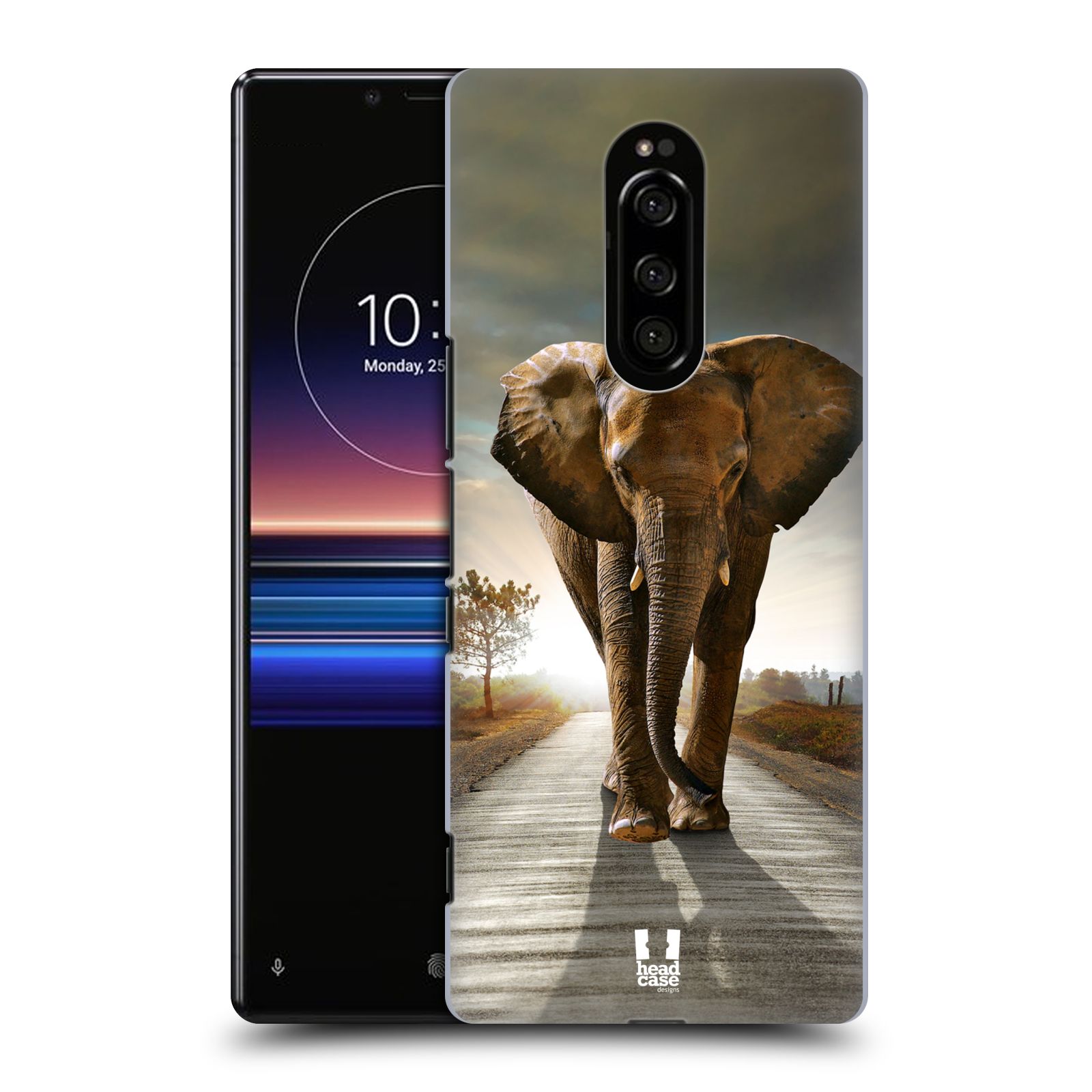 Zadní obal pro mobil Sony Xperia 1 - HEAD CASE - Svět zvířat kráčející slon