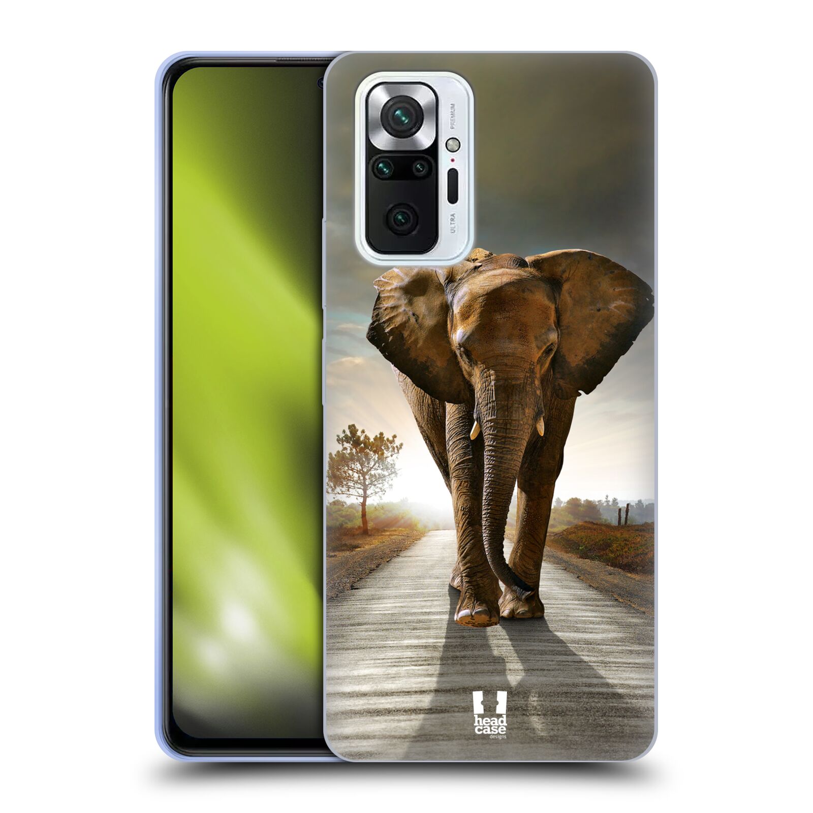 Zadní obal pro mobil Xiaomi Redmi Note 10 PRO - HEAD CASE - Svět zvířat kráčející slon