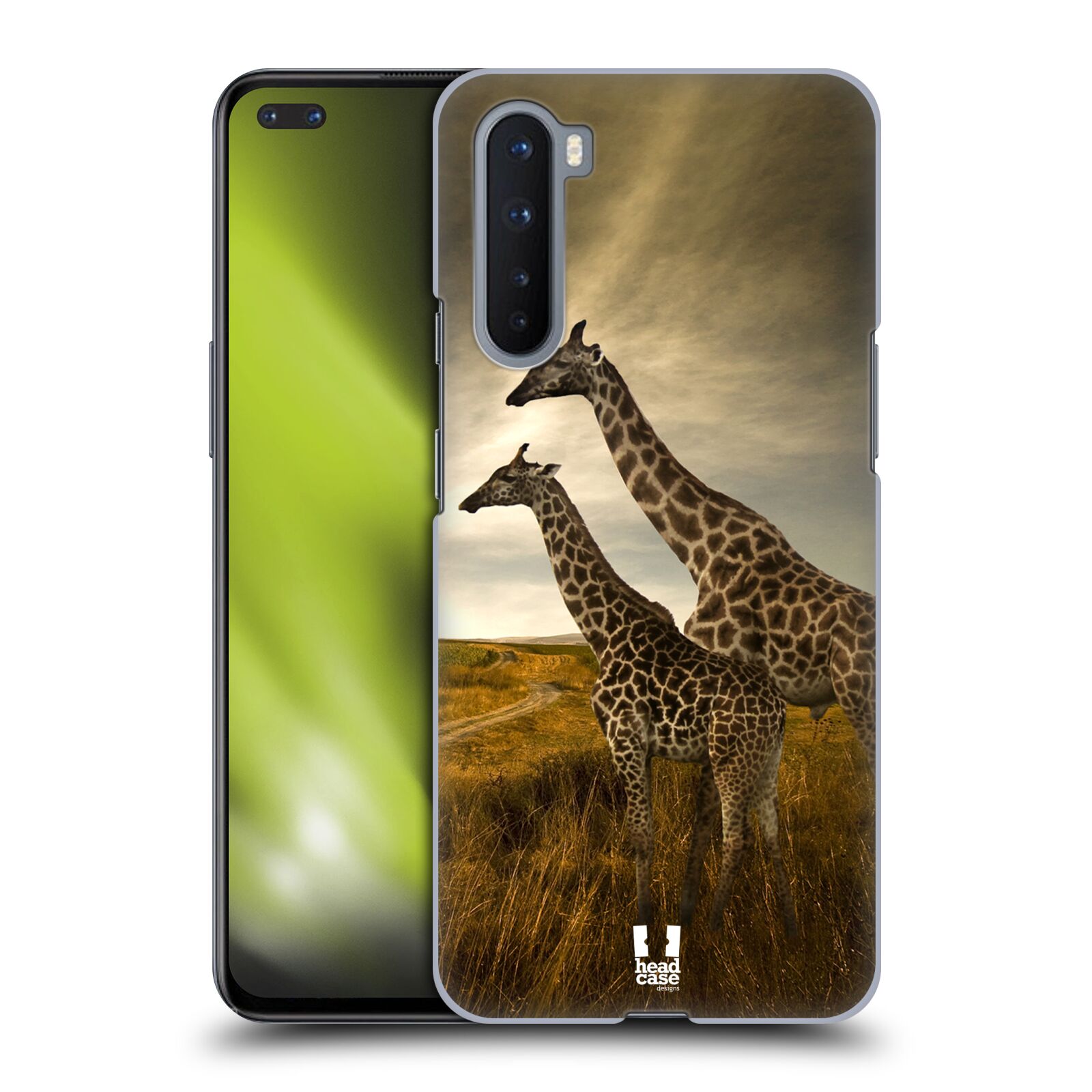 Zadní obal pro mobil OnePlus Nord - HEAD CASE - Svět zvířat žirafy