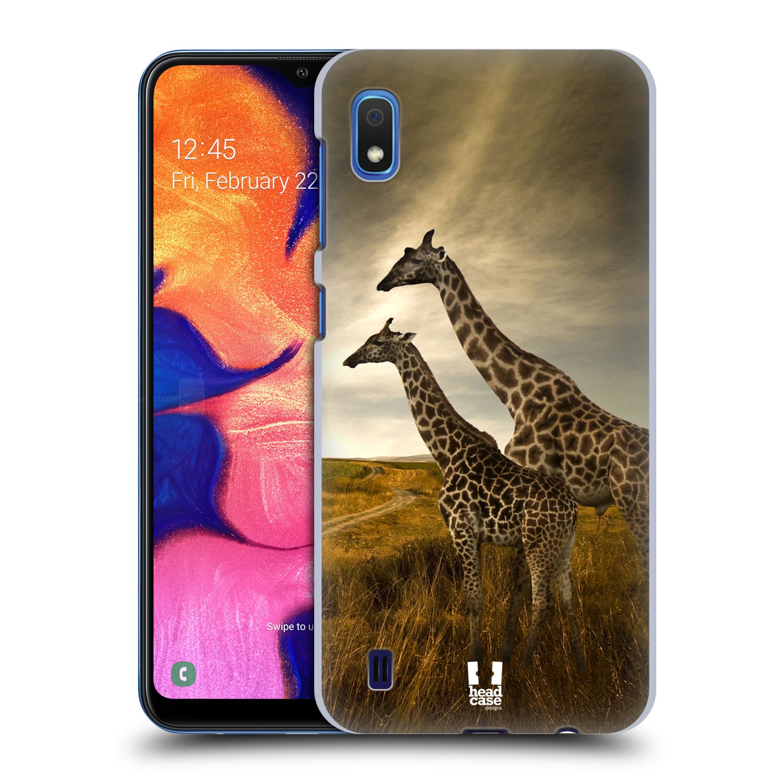 Zadní obal pro mobil Samsung Galaxy A10 - HEAD CASE - Svět zvířat žirafy